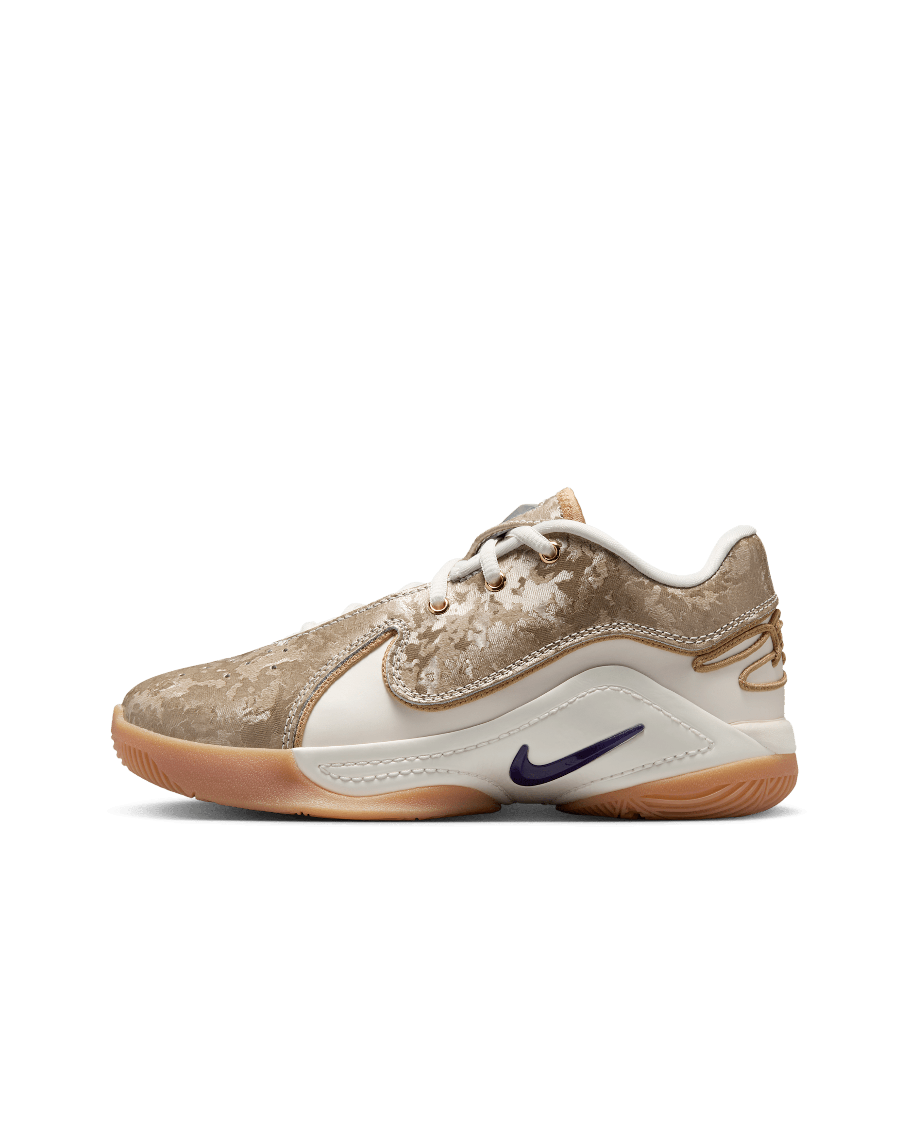 LeBron XXII Big Kids' Basketball Shoes - Pale Ivory/Metallic Gold/Ink