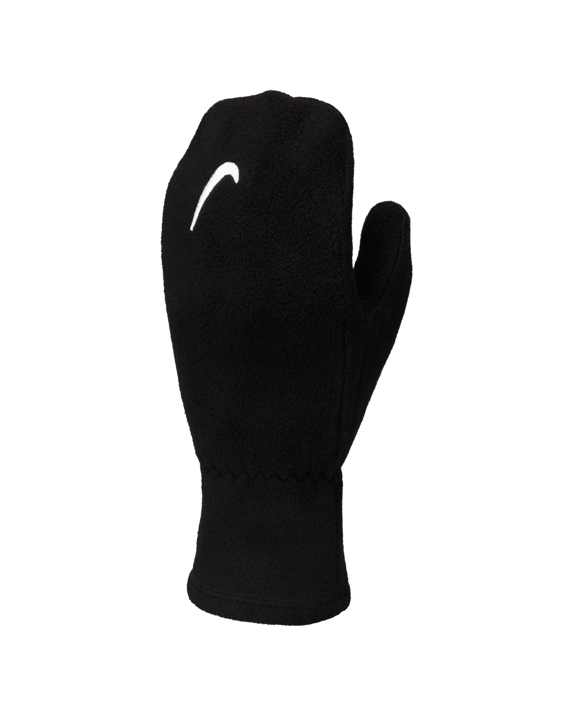 Nike One Older Kids' Therma-FIT Fleece Mittens (1 Pair) - Black/White