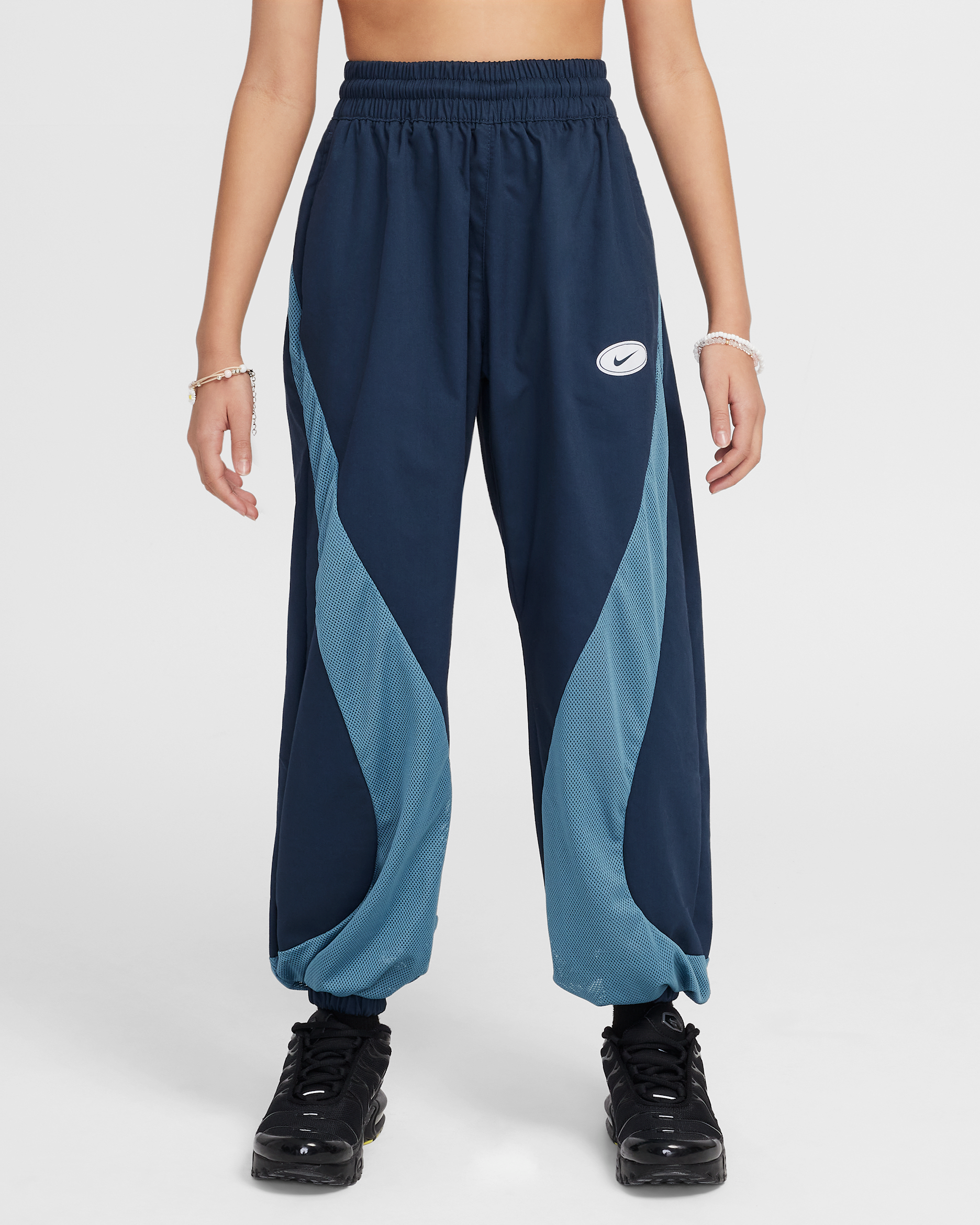 Nike Sportswear Girls' Trousers - Armoury Navy/Smoky Blue