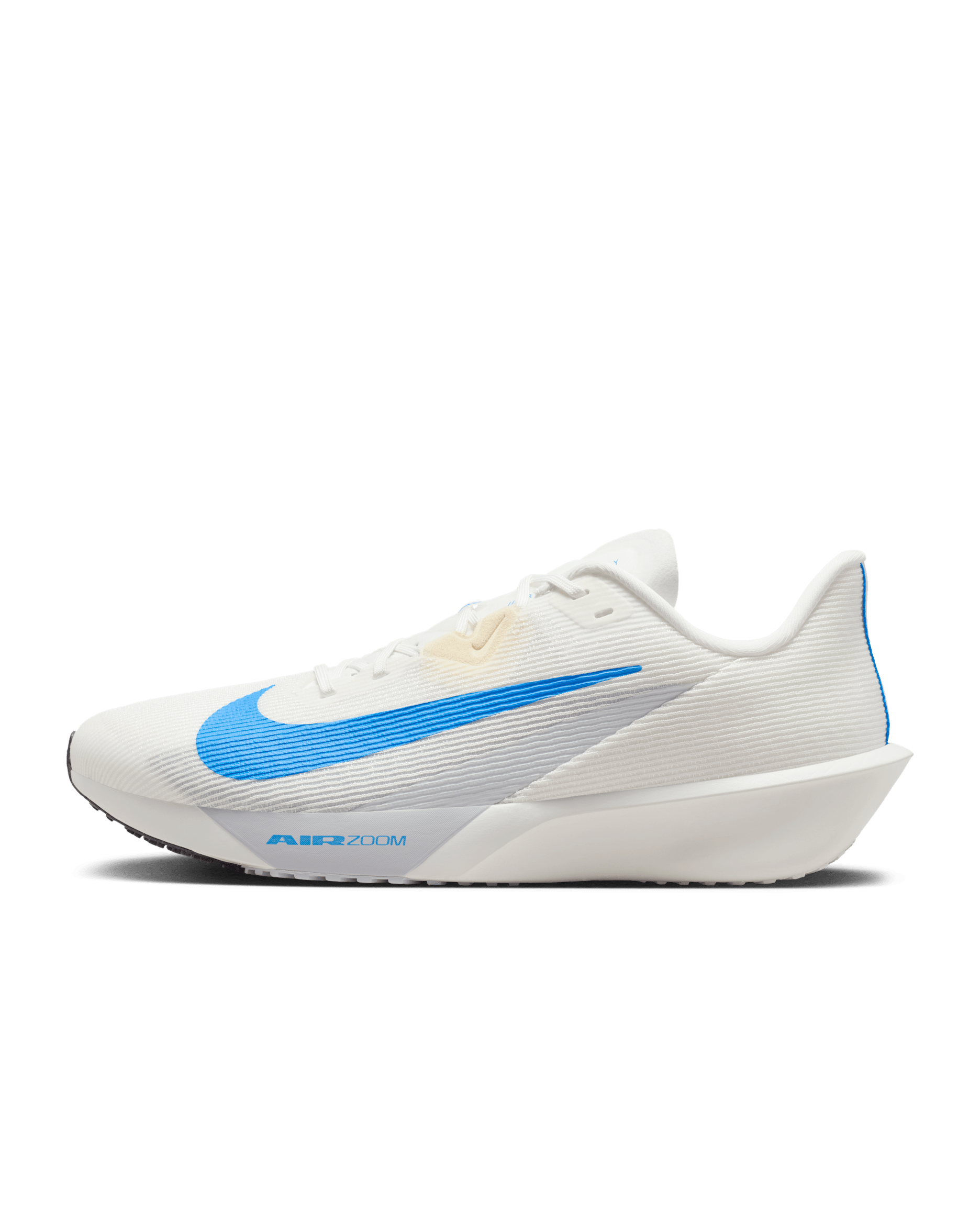 Nike Zoom Rival Fly 4 Men's Road Racing Shoes - Summit White/Obsidian/Pure Platinum/Blue Hero