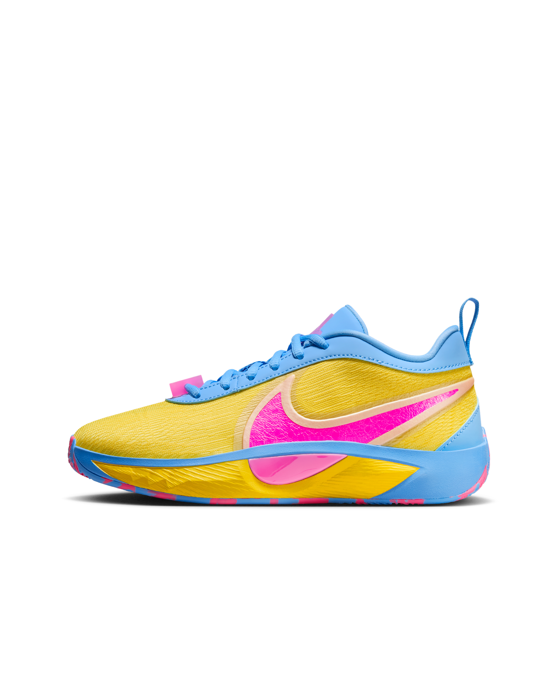 Giannis Freak 6 'Candy Funhouse' Older Kids' Basketball Shoes - University Blue/Lightning/Hyper Pink