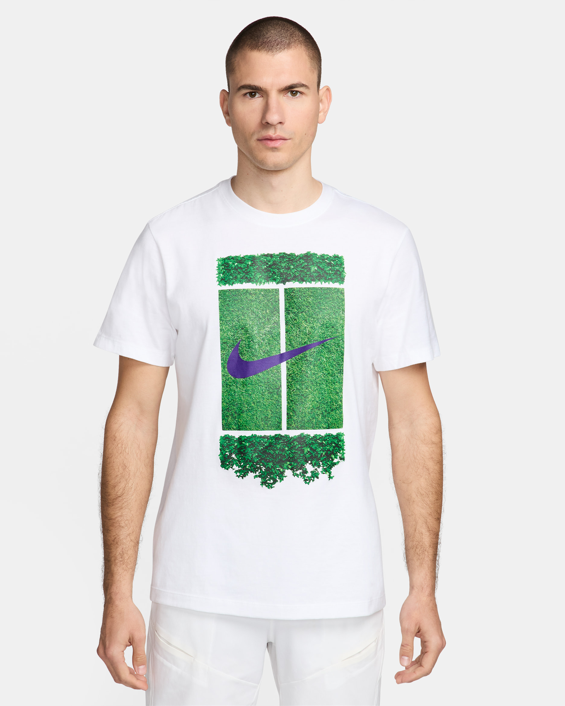 NikeCourt Men's Tennis T-Shirt - White