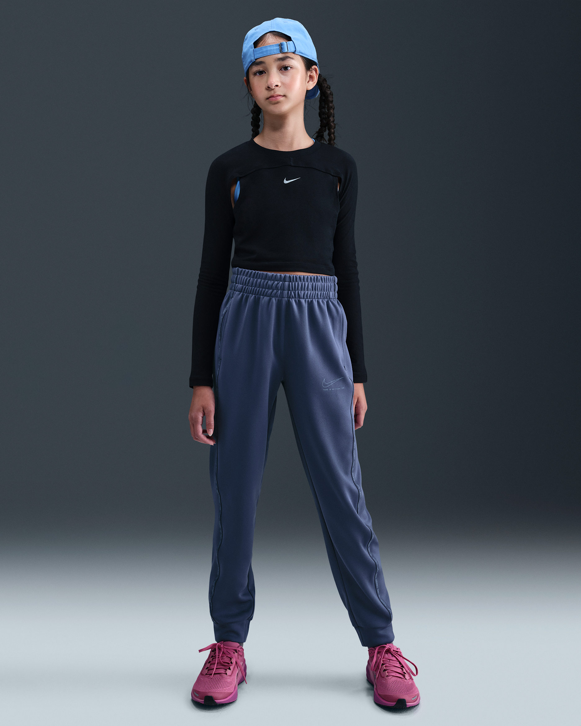 ナイキ スポーツウェア マルチ ジュニア (ボーイズ) Dri-FIT パンツ - サンデッドパープル/ワールドインディゴ/ワールドインディゴ