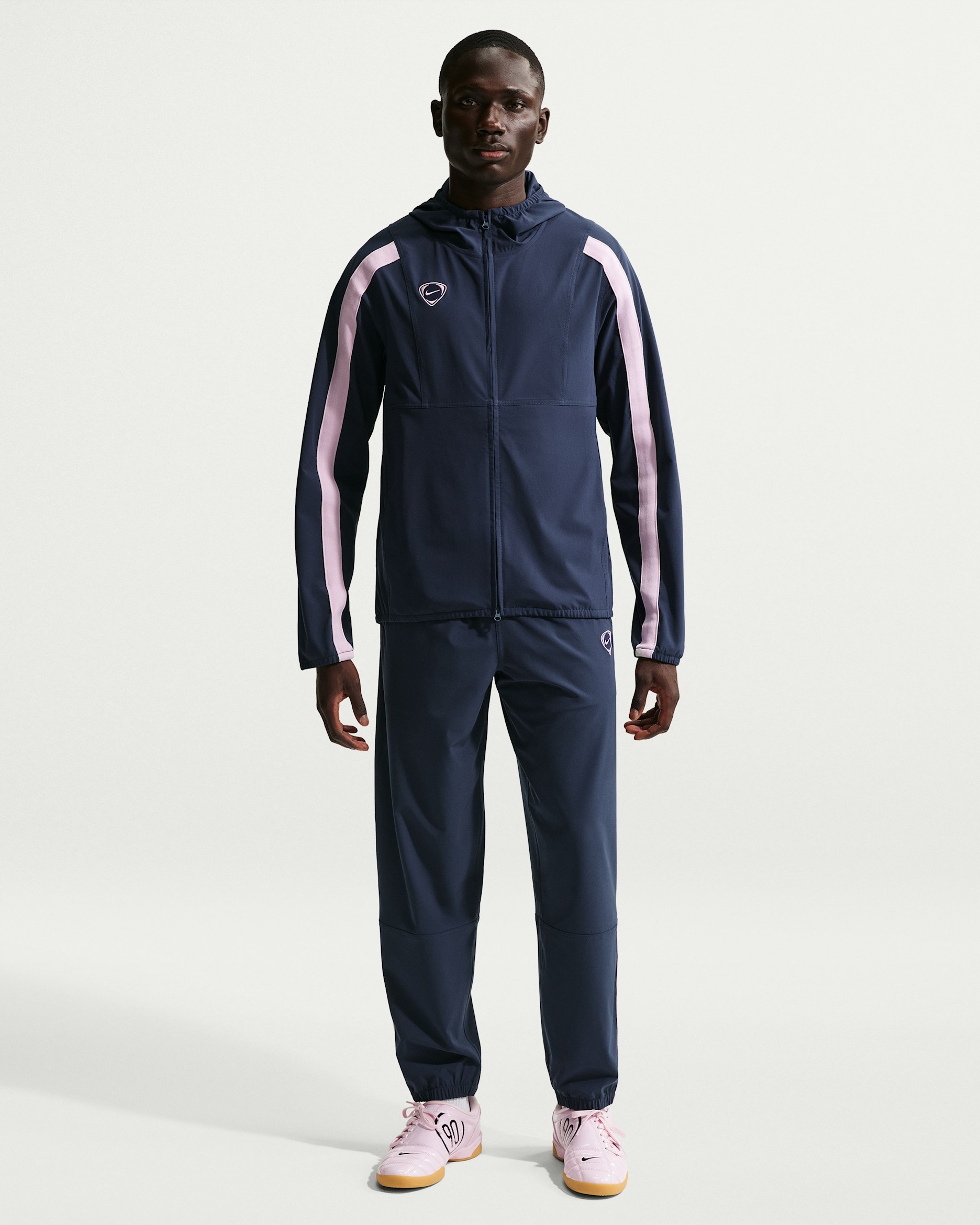 Nike Strike+ Men's Repel Football Pants - Midnight Navy/Midnight Navy/Pink Foam/Pink Foam