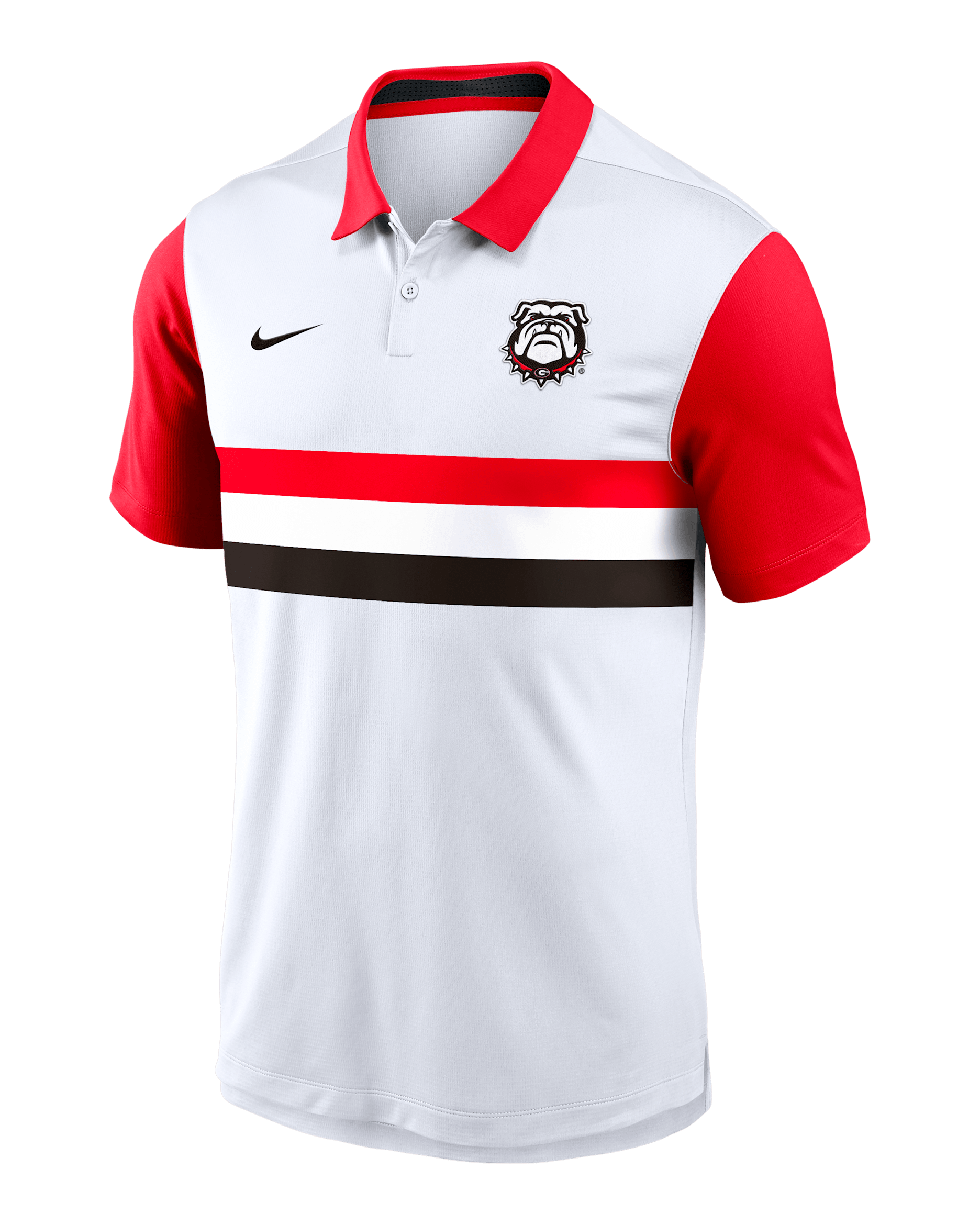 Georgia Athletic Prep Vapor Alt Logo Men's Nike Dri-FIT College Polo - White