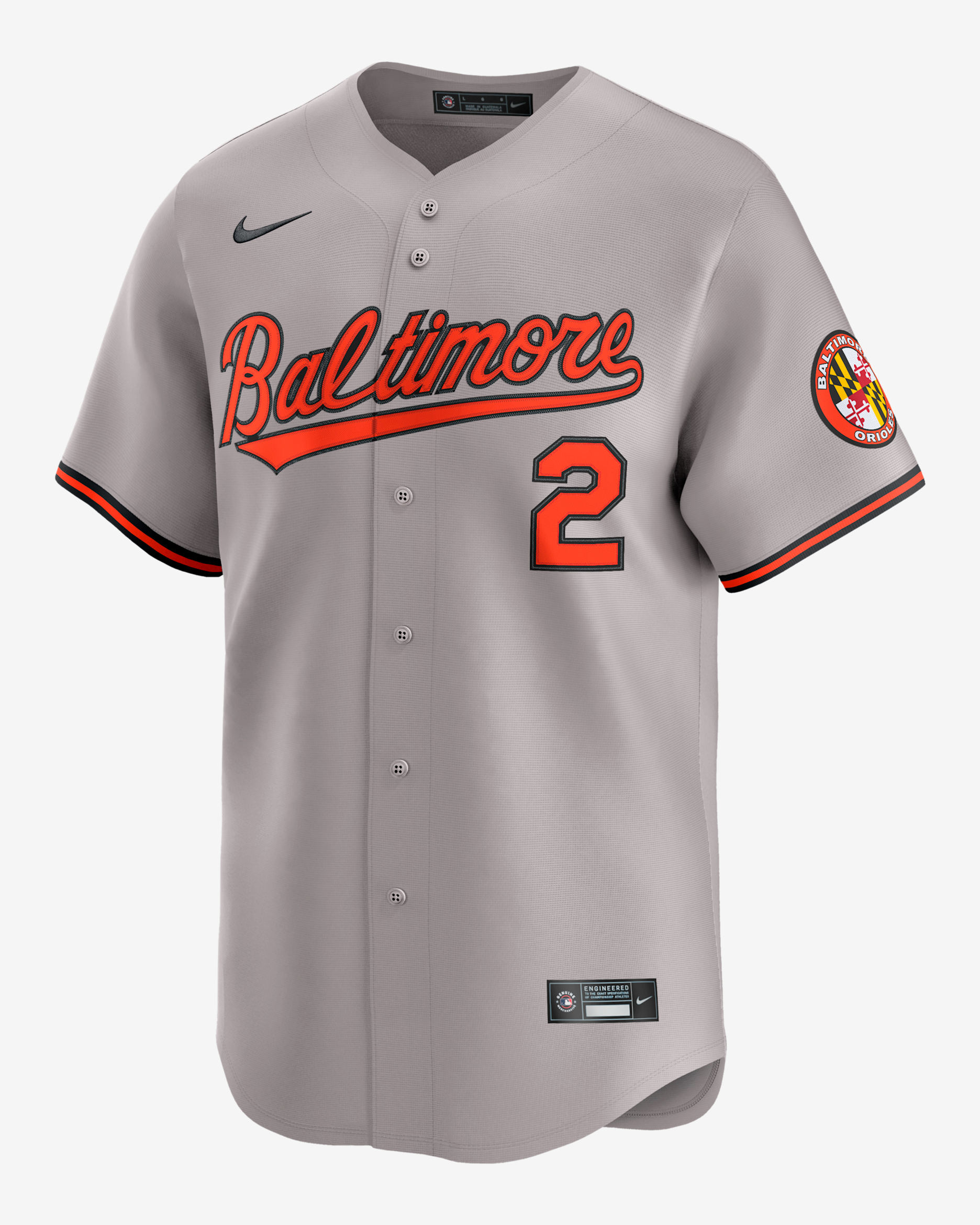 Jersey Nike Dri-FIT ADV de la MLB Limited para hombre Gunnar Henderson Baltimore Orioles - Gris