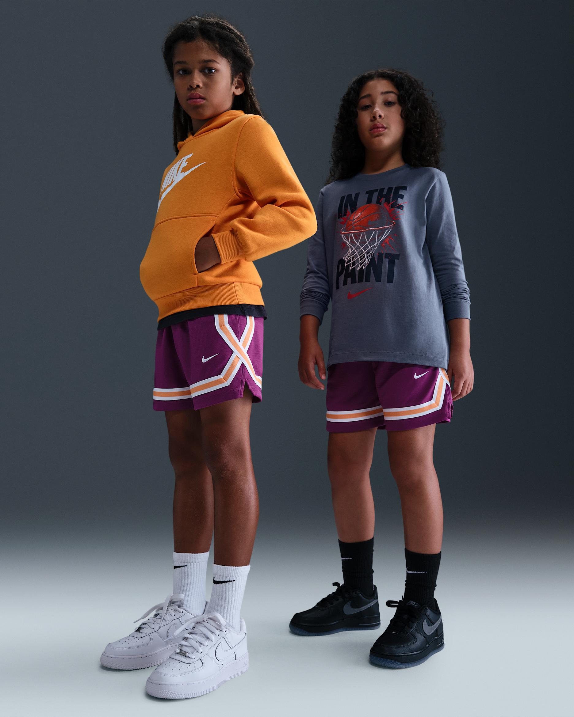 Nike Crossover Big Kids' Dri-FIT 5" Basketball Shorts - Bold Berry/White