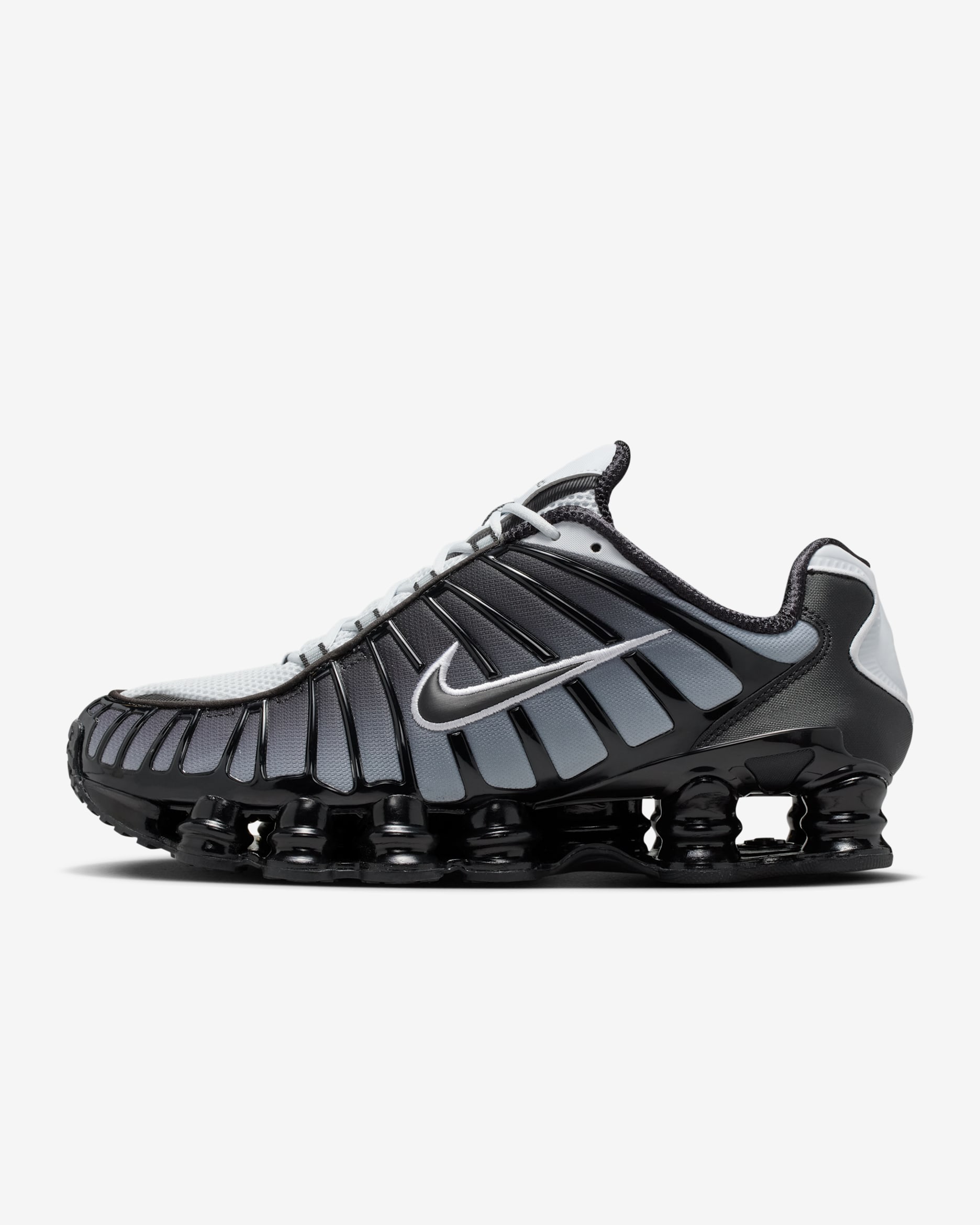 Tenis para hombre Nike Shox TL - Negro/Platino puro/Blanco