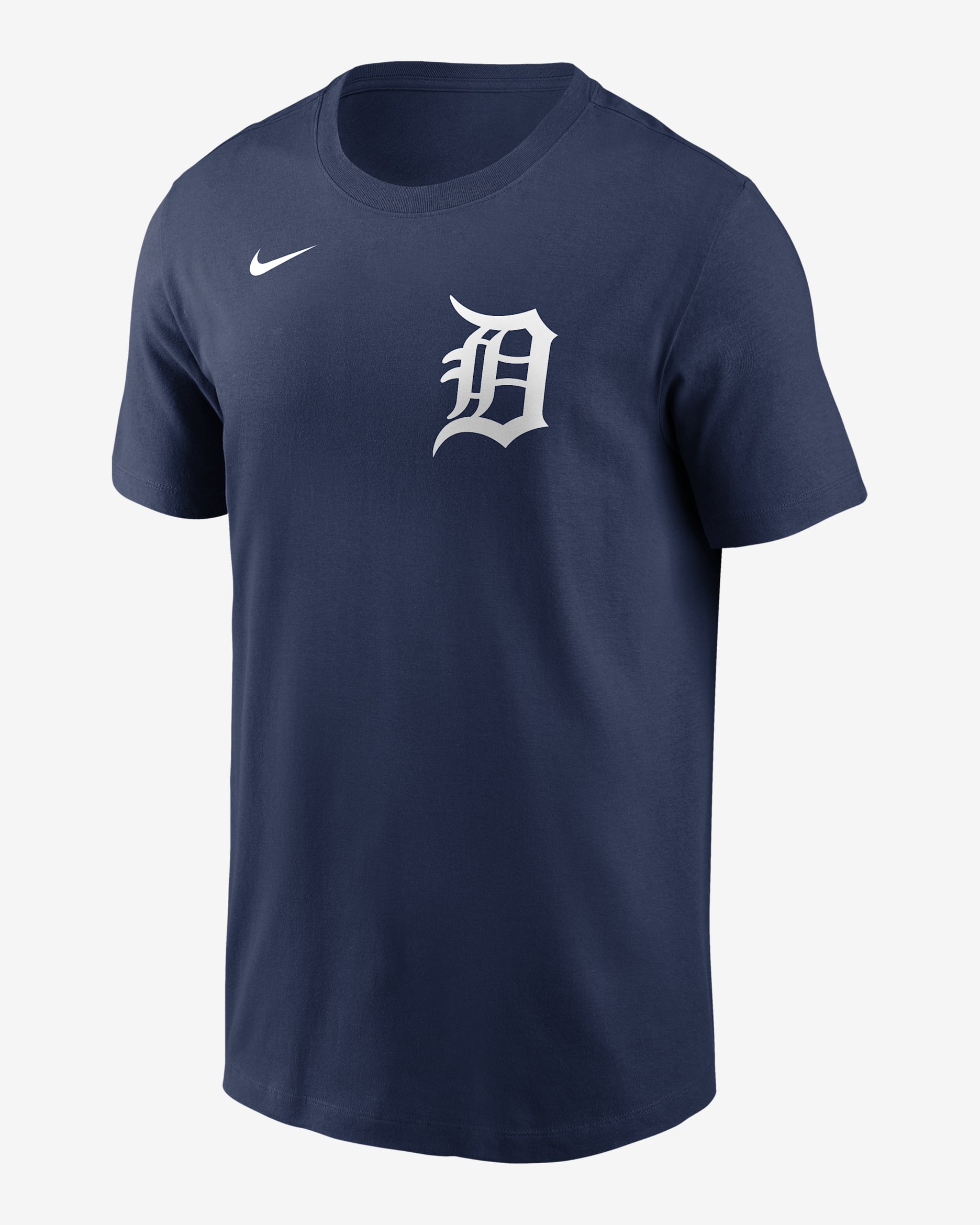 Playera Nike de la MLB para hombre Tarik Skubal Detroit Tigers - Azul marino