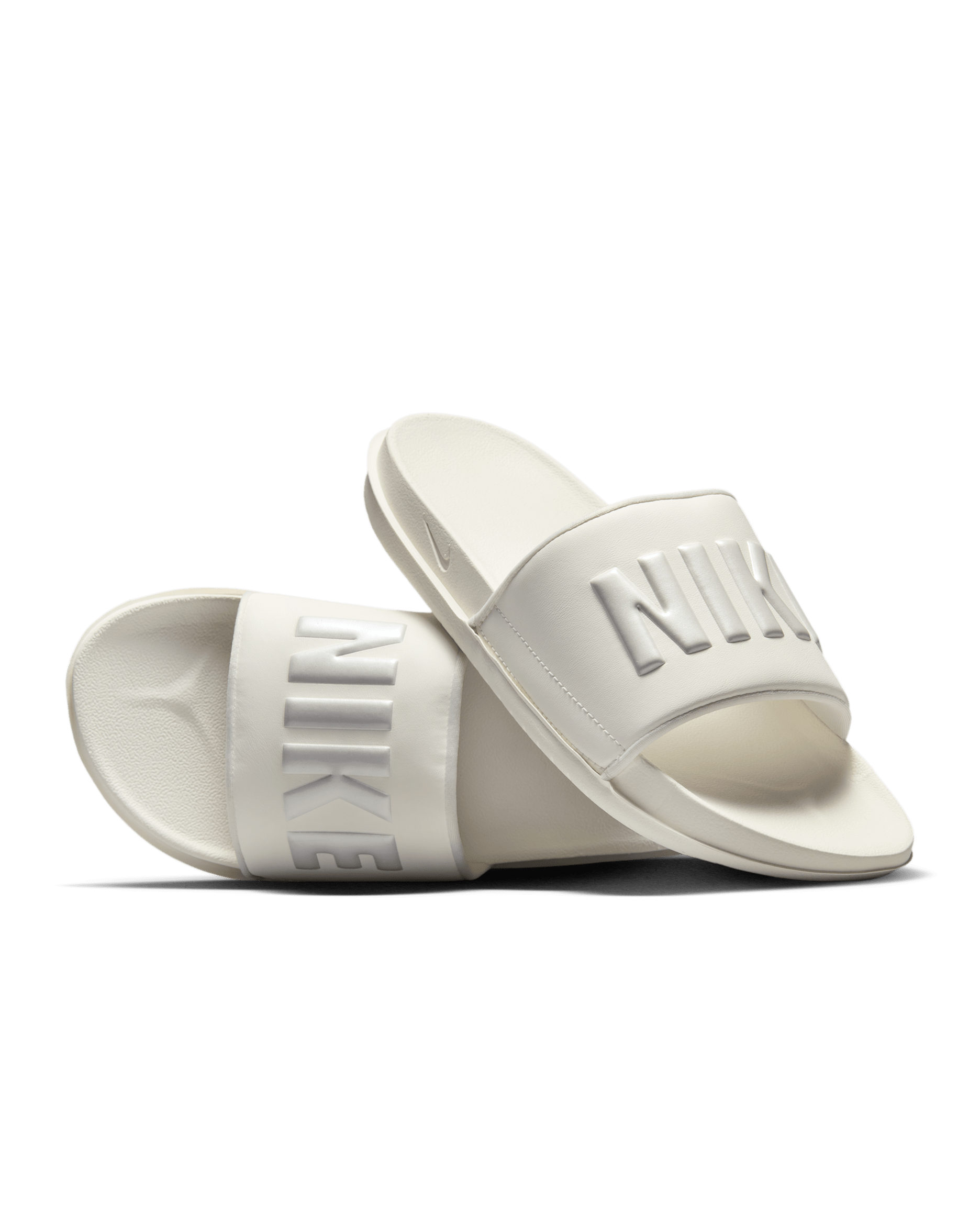 Nike Offcourt Women's Slides - Sail/Metallic Silver