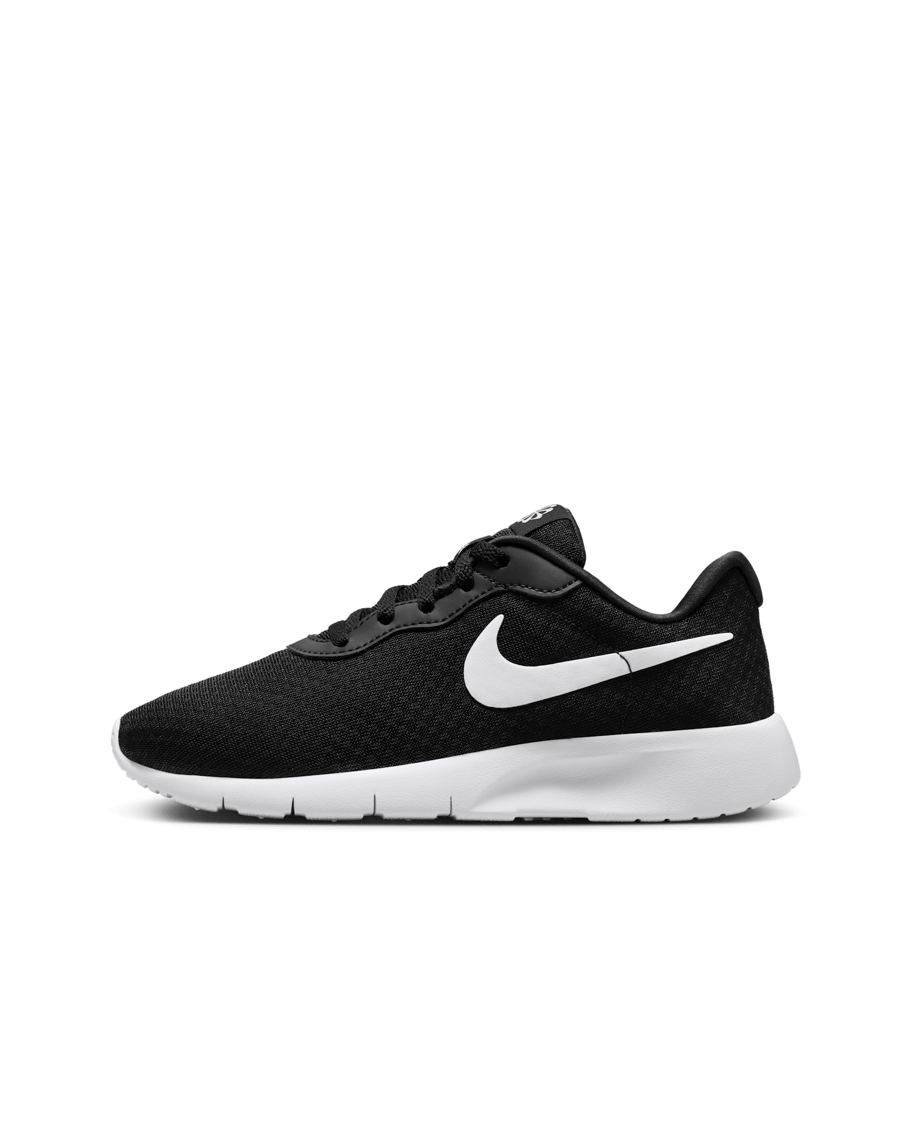 Nike Tanjun EasyOn Older Kids' Shoes - Black/White/White