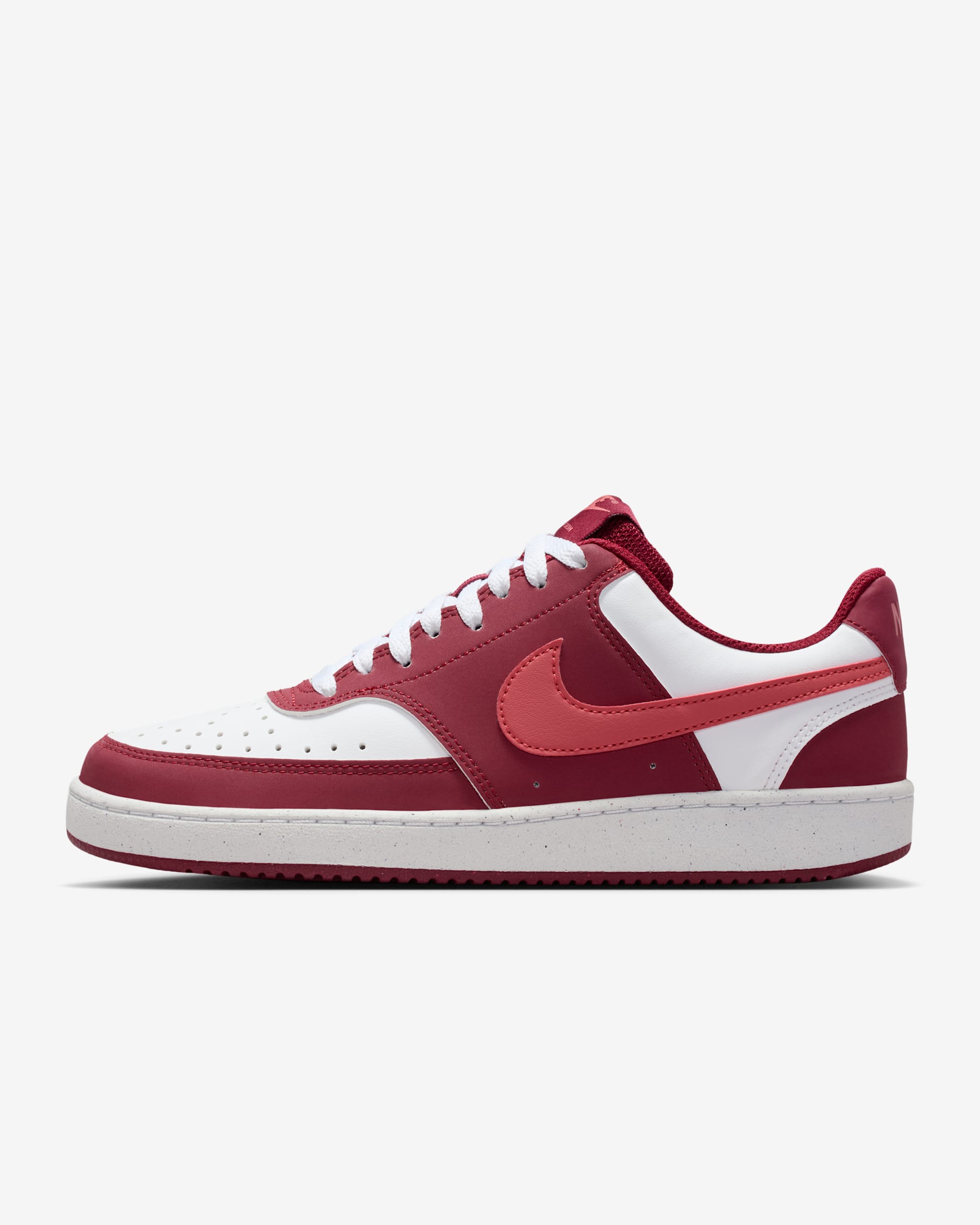 Nike Court Vision Low Women's Shoes - Team Red/White/Adobe