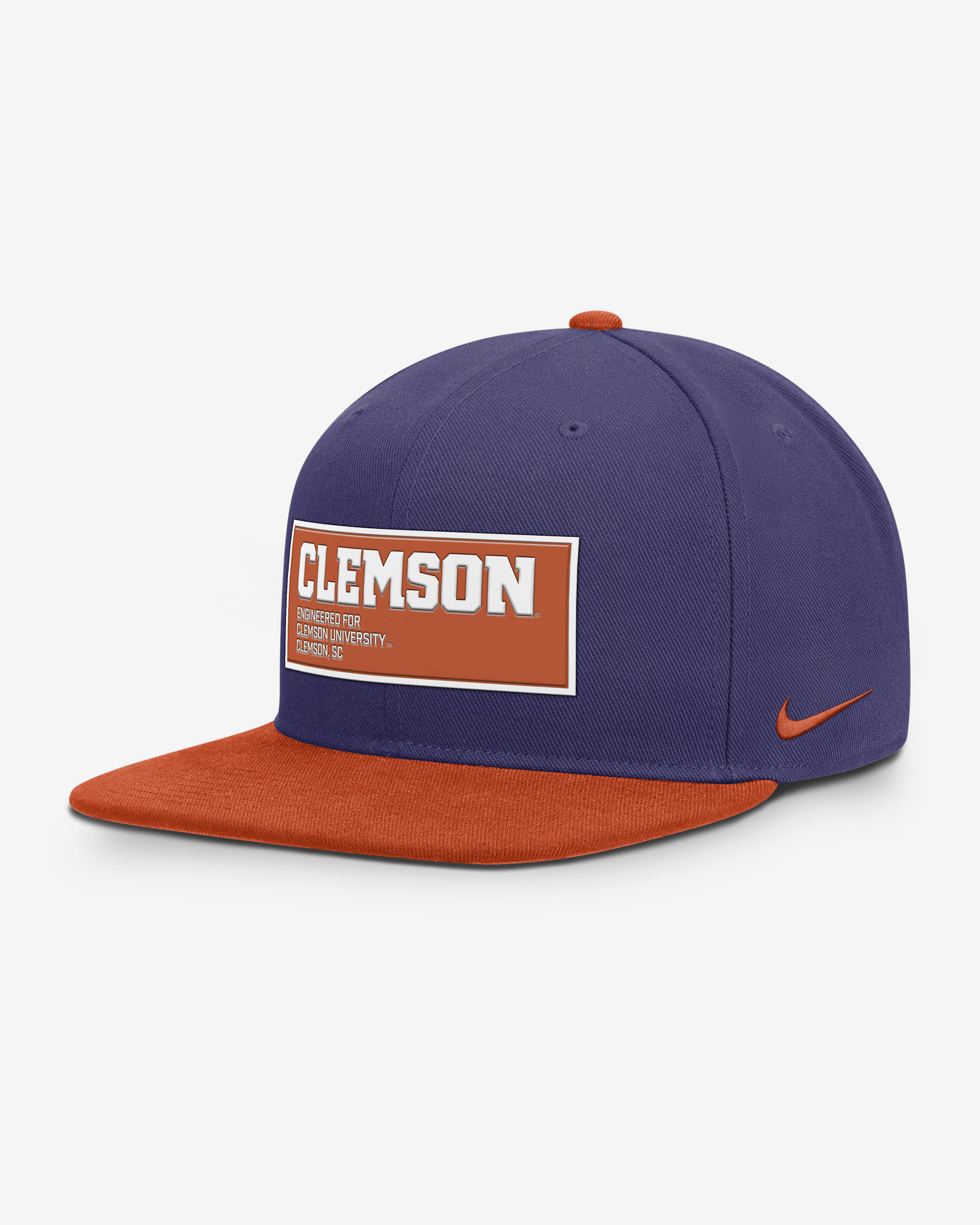 Clemson On-Field Pro Men's Nike Dri-FIT College Adjustable Hat - Purple