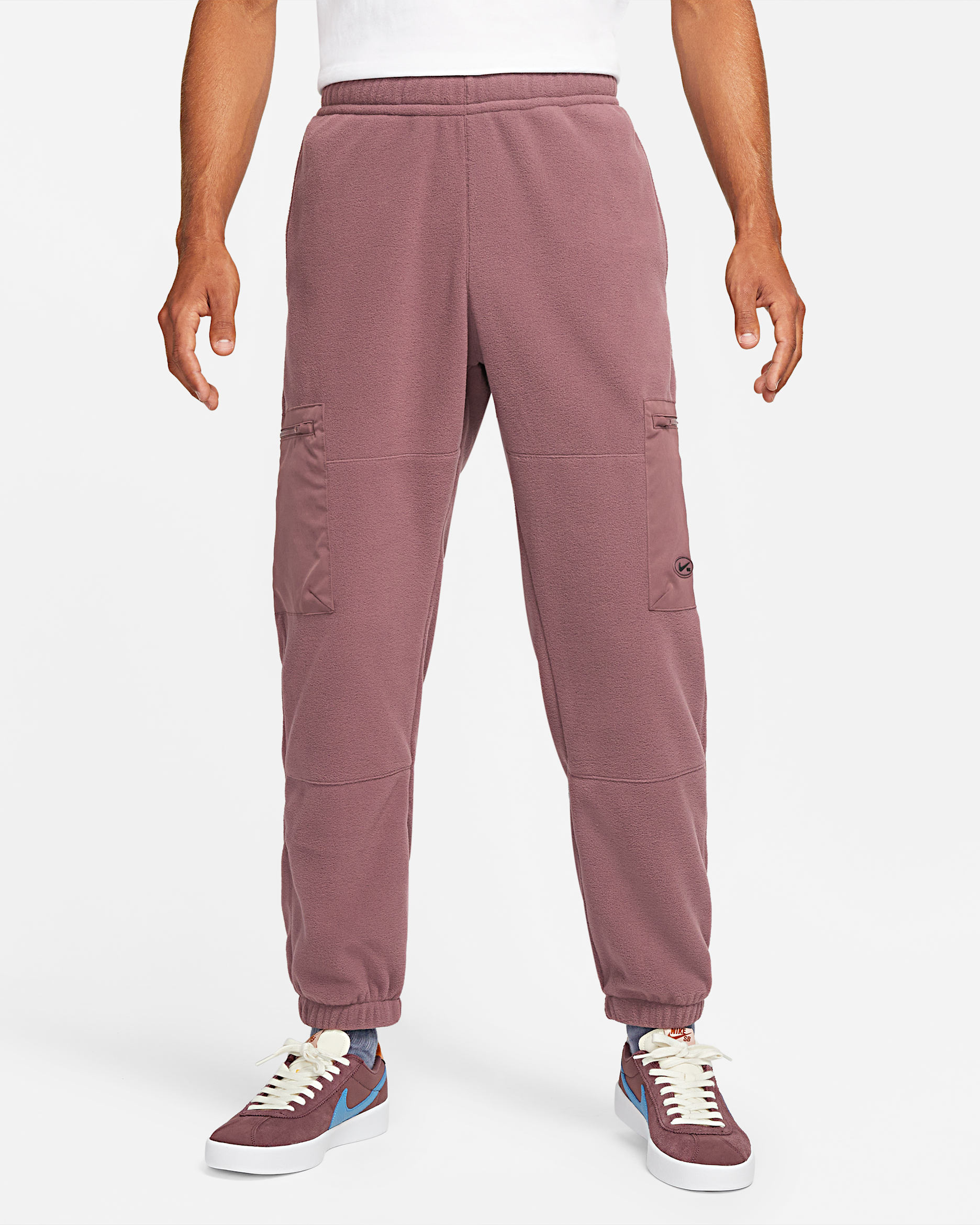 Nike SB Therma-FIT Skate Pants - Dark Wine/Khaki/Dark Wine