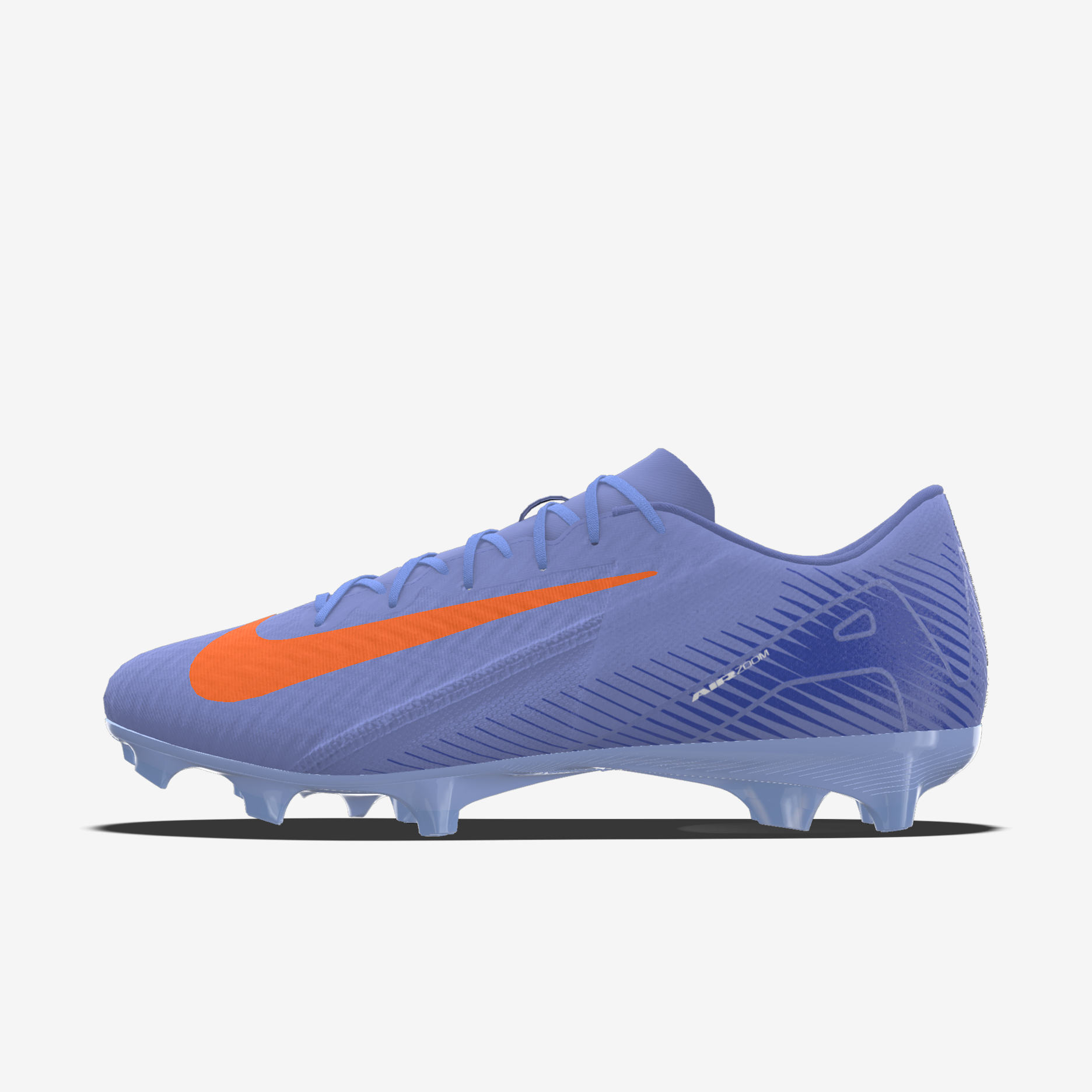 Crampons de foot à coupe basse pour terrain sec personnalisables Nike Mercurial Vapor 16 Academy By You - Multicolore/Multicolore