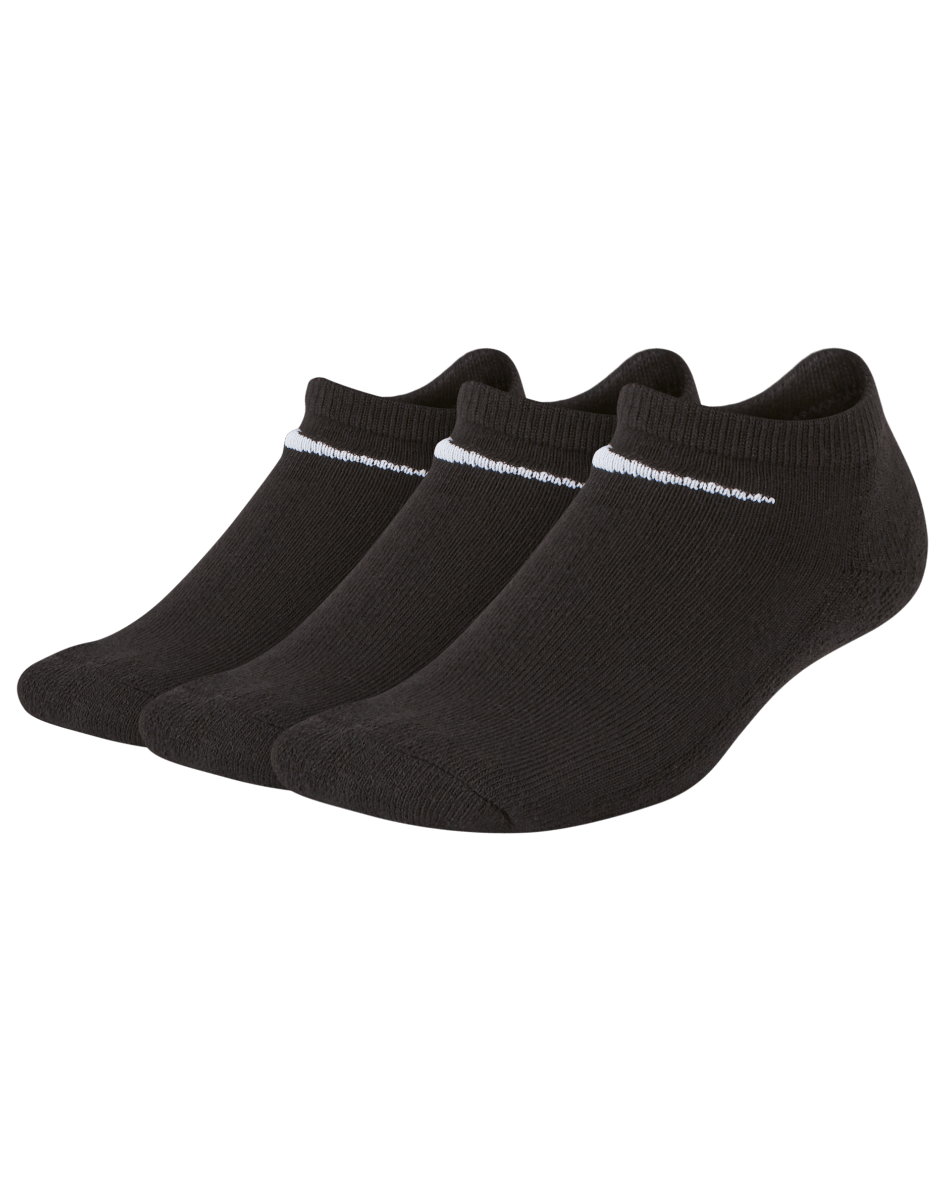 Nike Younger Kids' No-Show Socks (3 Pairs) - Black