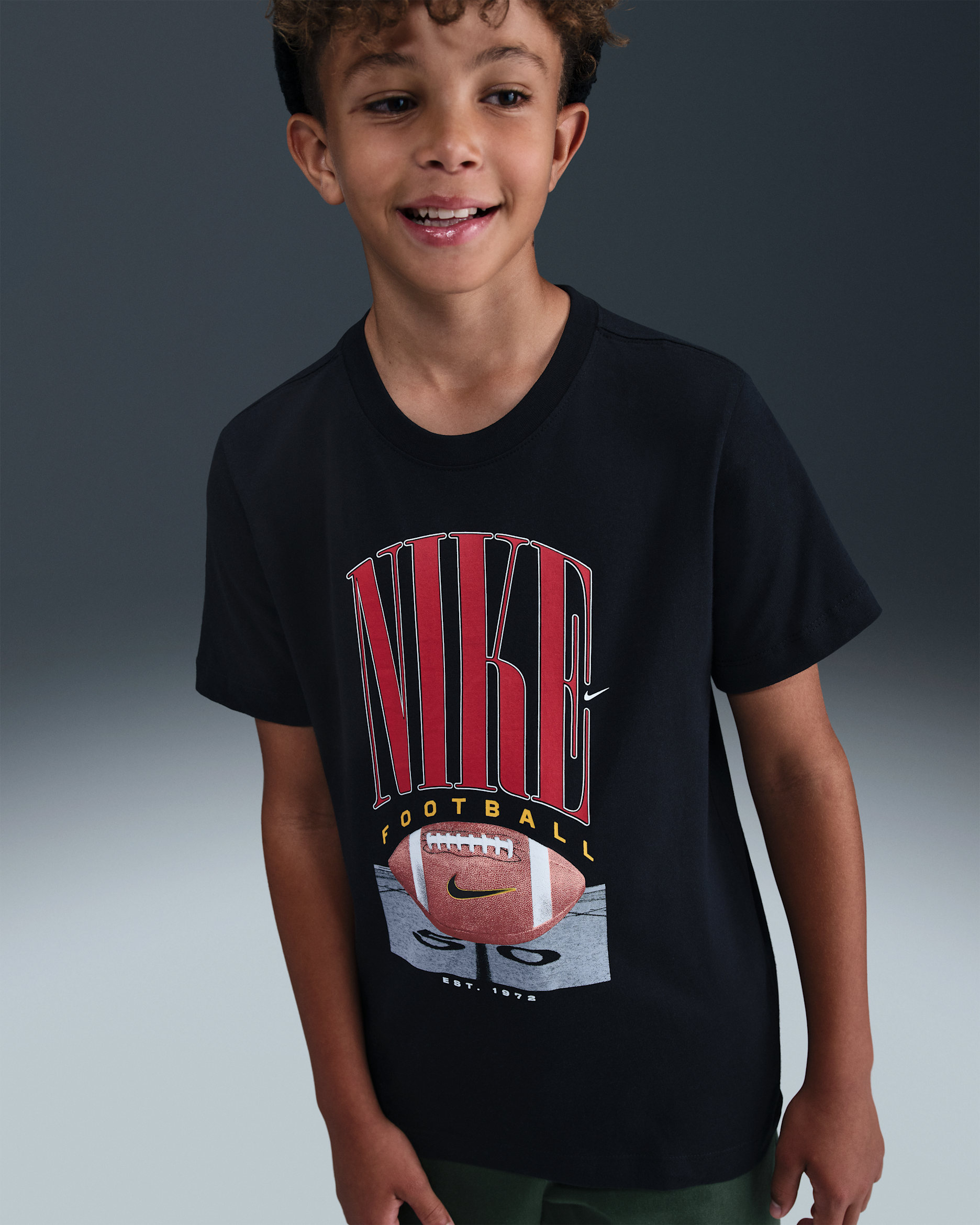 Nike Sportswear Big Kids' T-Shirt - Black
