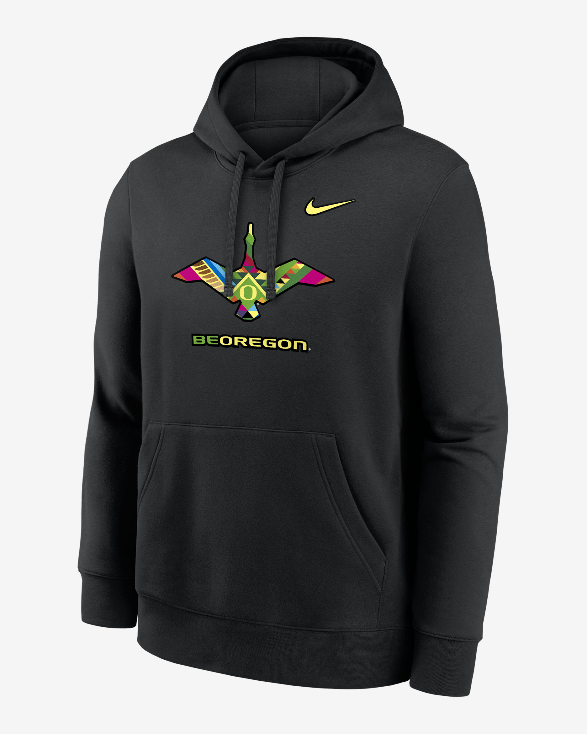 Oregon Be Oregon Men's Nike College Pullover Hoodie - Black
