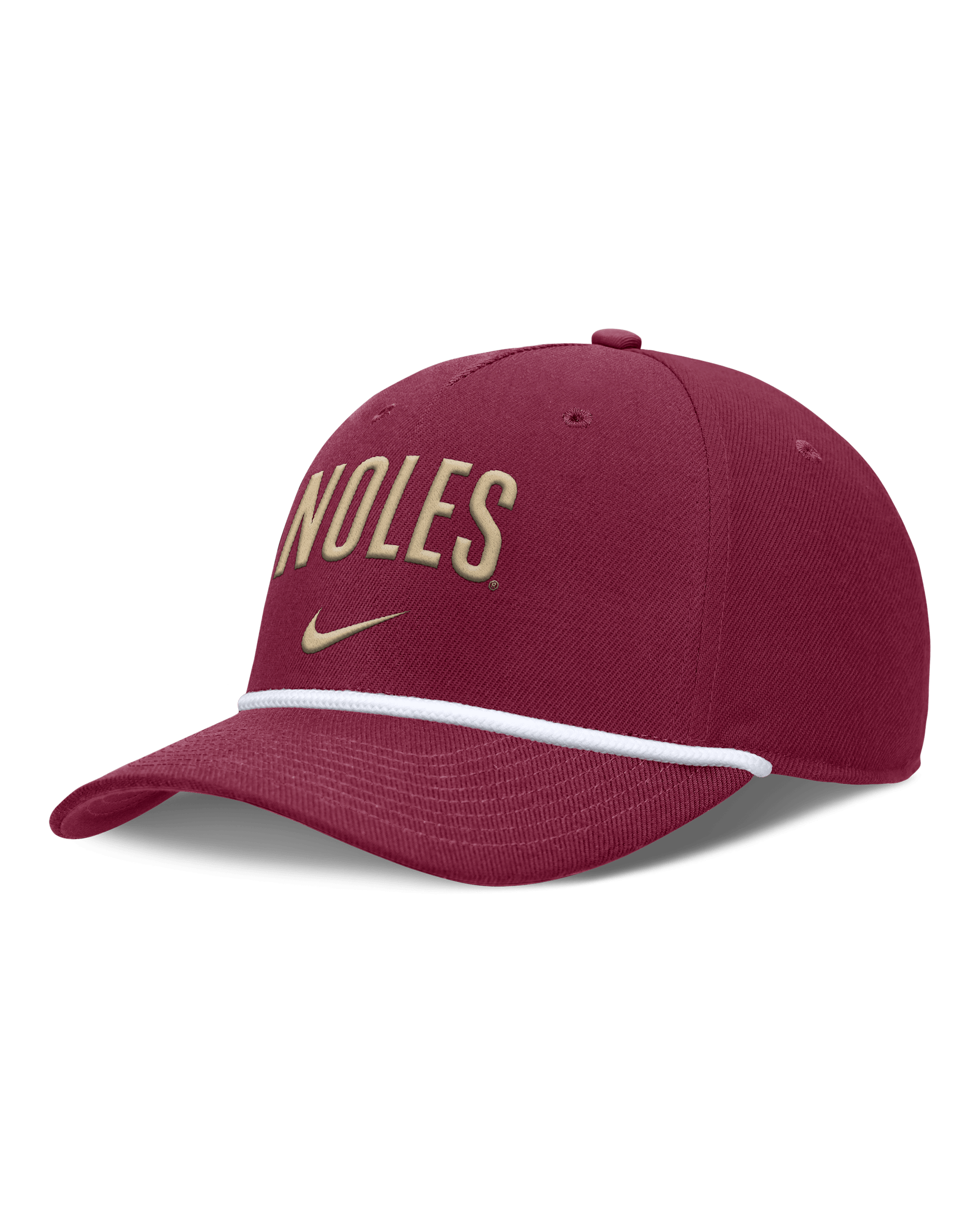 Florida State Primetime Rise Campus Men's Nike College Adjustable Hat - Maroon