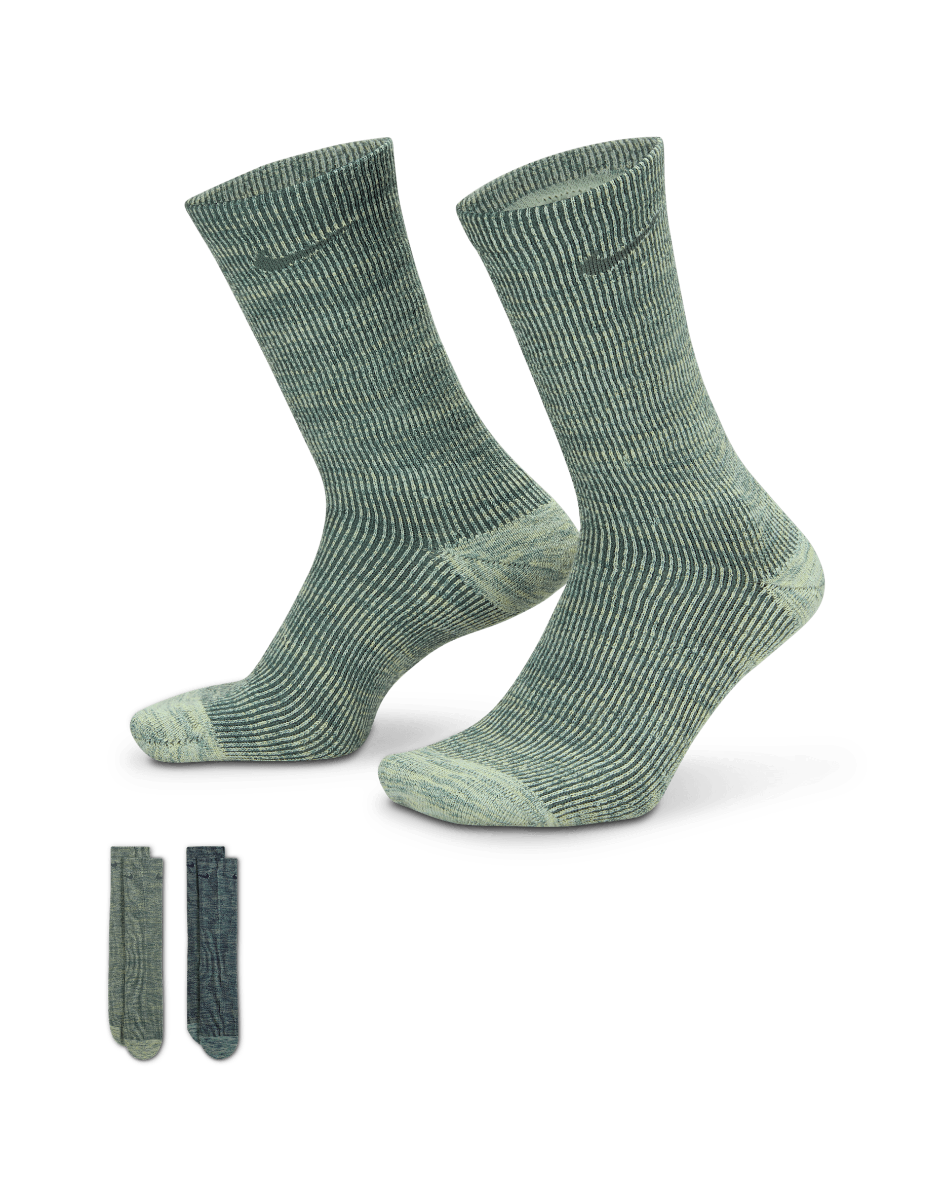 Nike Everyday Cushioned Crew Socks (2 Pairs) - Multi-Colour