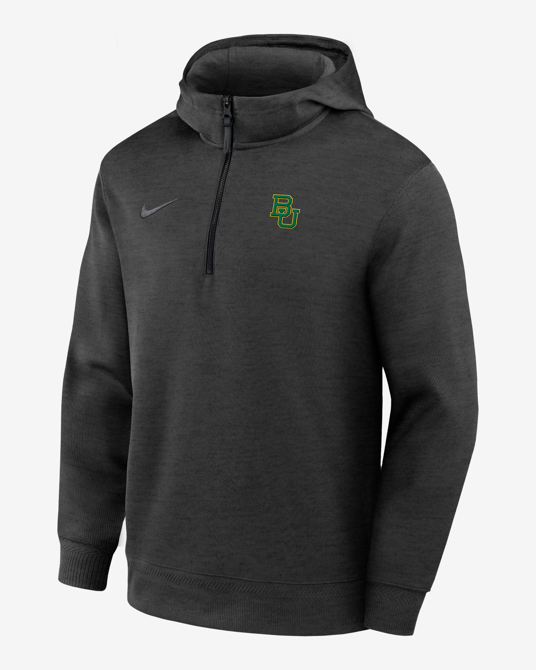 Baylor Bears Nike NCAA Men's Basketball Coaches' Pullover Hoodie - Black