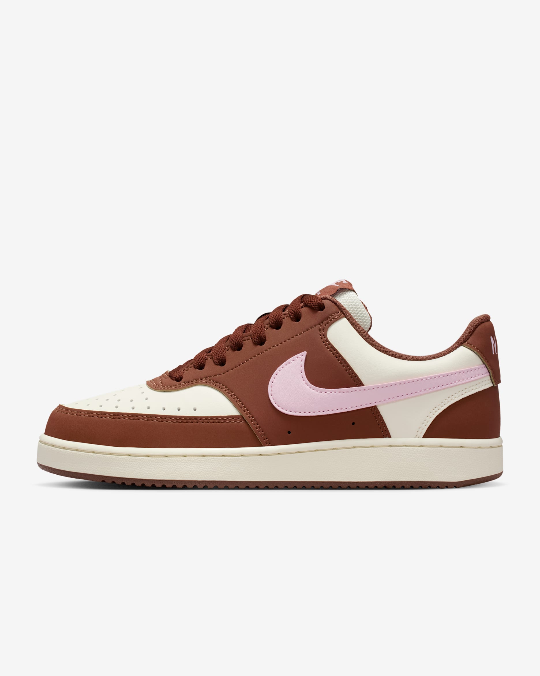Scarpa Nike Court Vision Low – Donna - Soft Pearl/Fauna Brown/Pink Foam