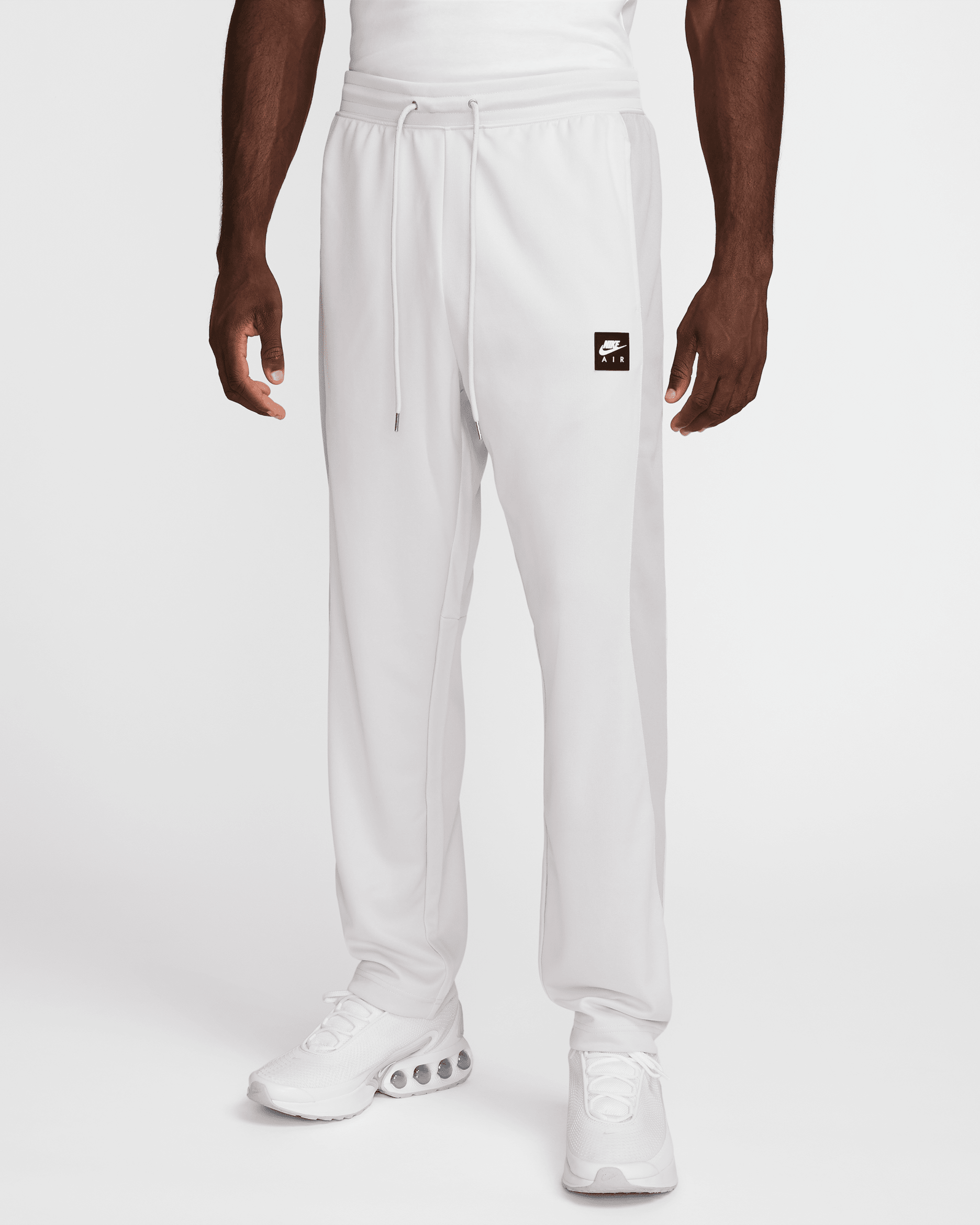 Nike Air Men's Poly-Knit Track Pants - Photon Dust/Light Smoke Grey/Black
