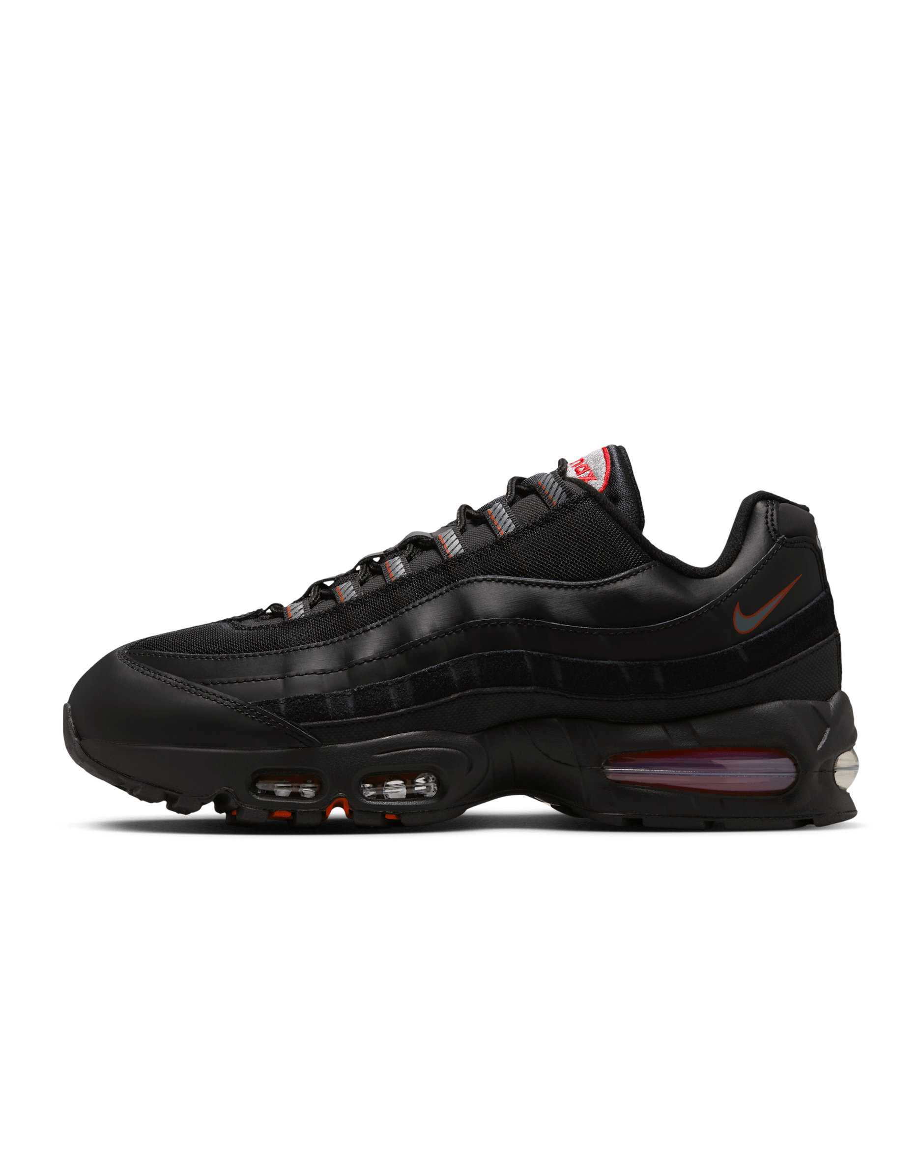 Nike Air Max 95 Big Bubble Men's Shoes - Black/University Red/White/Smoke Grey