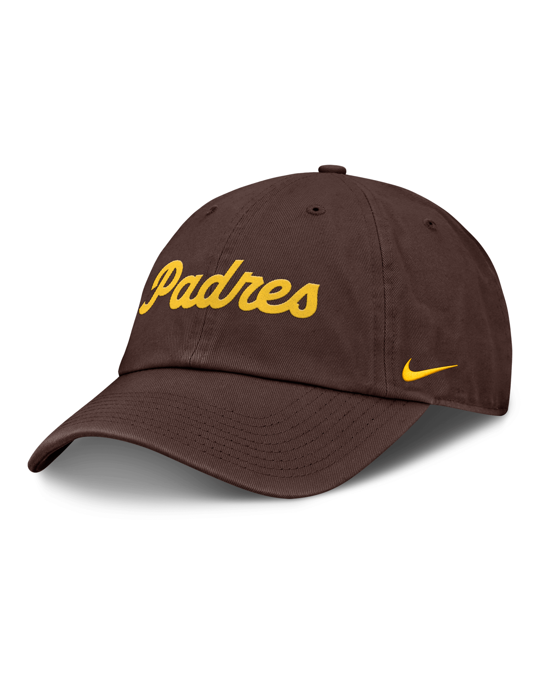 Gorra Nike de la MLB ajustable para hombre San Diego Padres Club - Ceniza oscuro