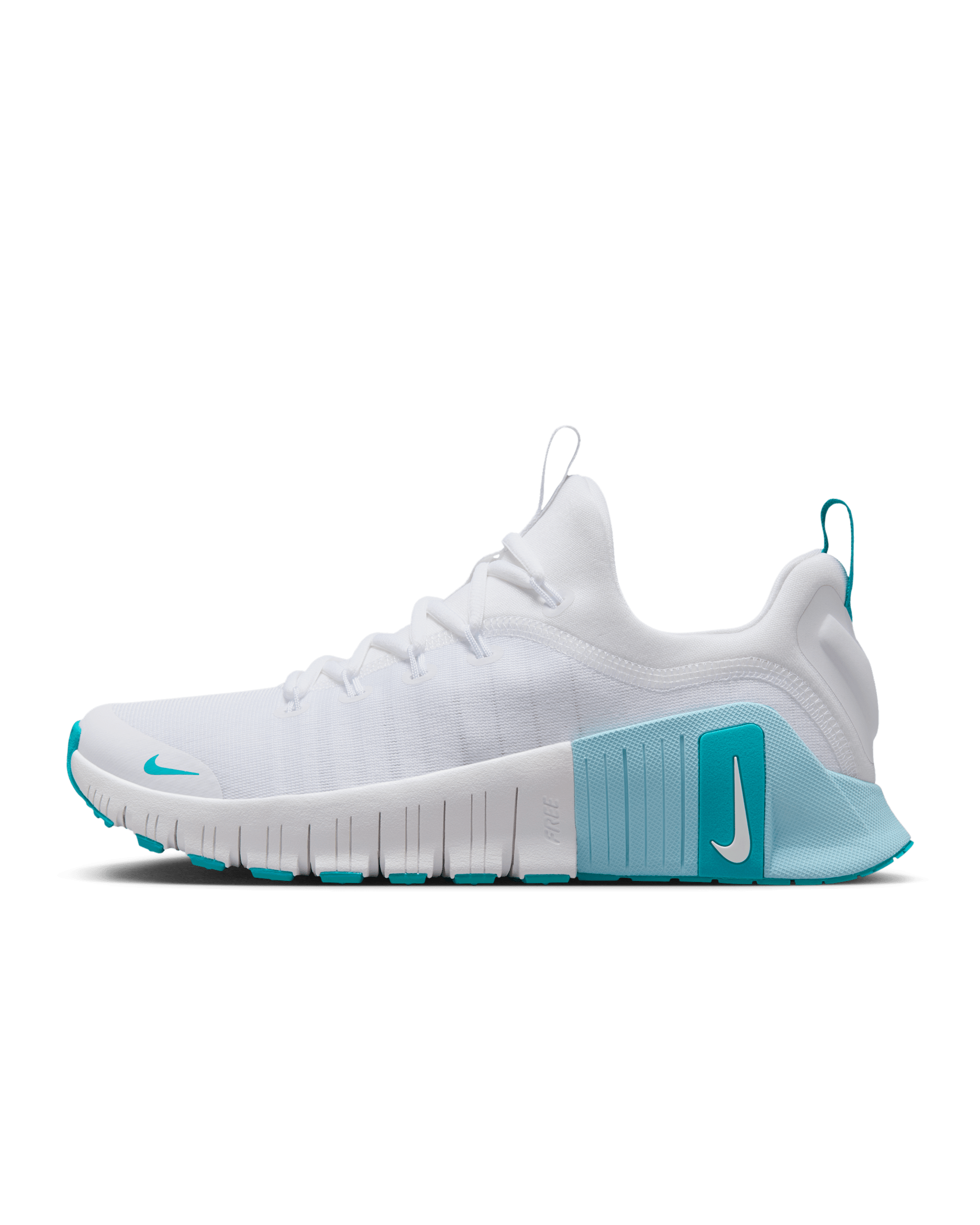 Nike Free Metcon 6 work-outschoenen voor dames - Wit/Glacier Blue/Dusty Cactus