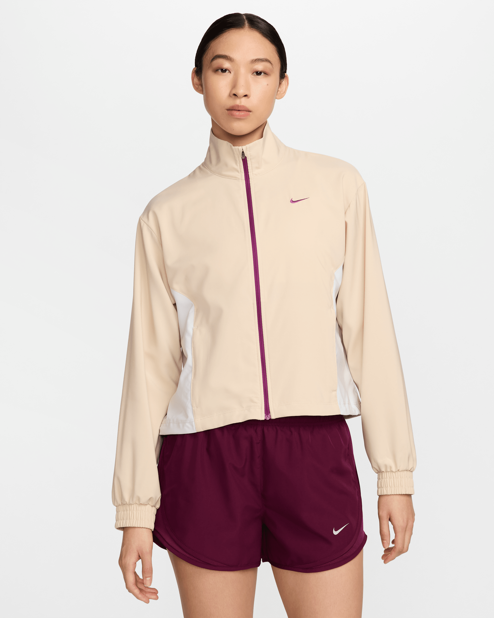 ナイキ ワン ウィメンズ Dri-FIT ルーズ ジャケット - サンドドリフト/フォトンダスト/バイオテック/バイオテック