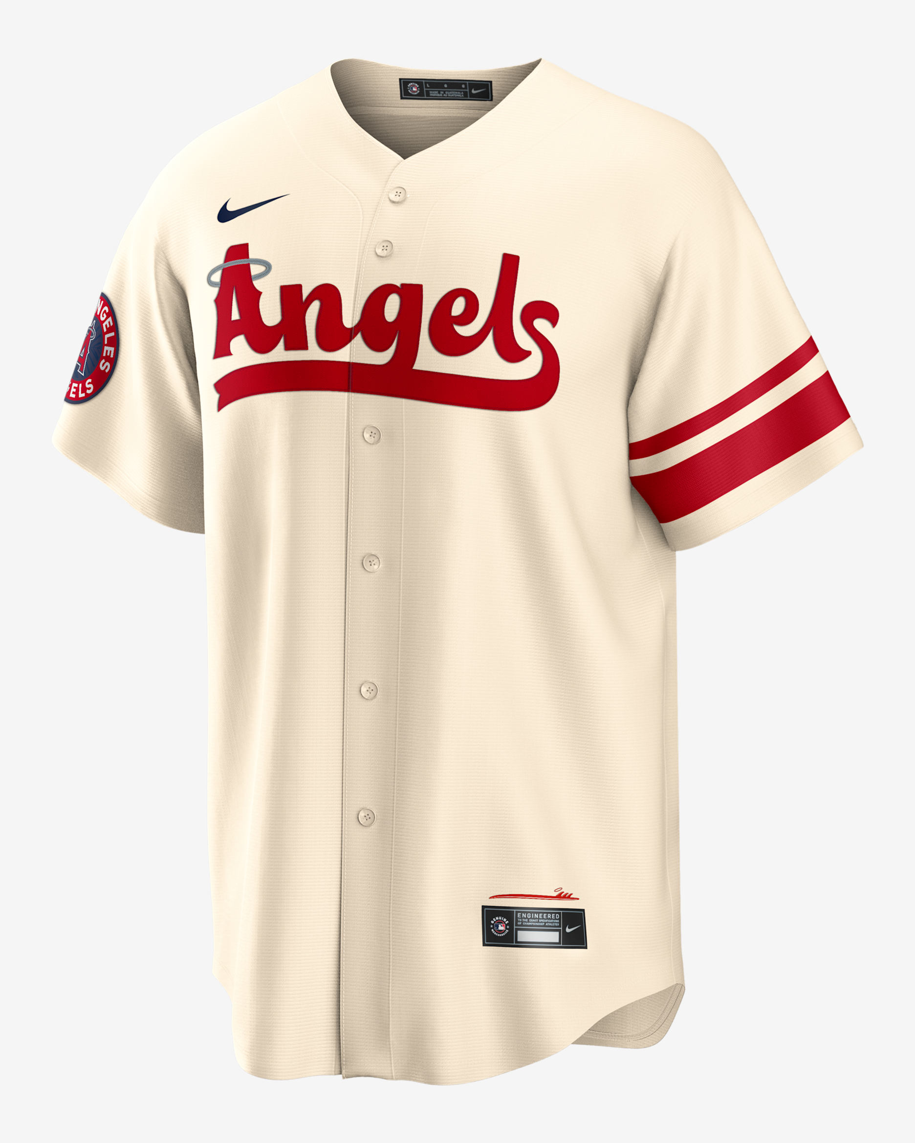 Jersey de béisbol Replica para hombre MLB Los Angeles Angels City Connect (Anthony Rendon) - Crema