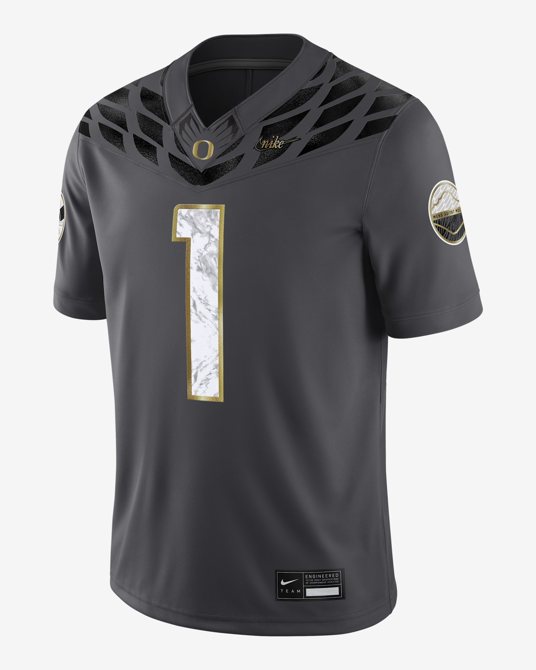 Oregon Men’s Nike Dri-FIT College Game Jersey - Black
