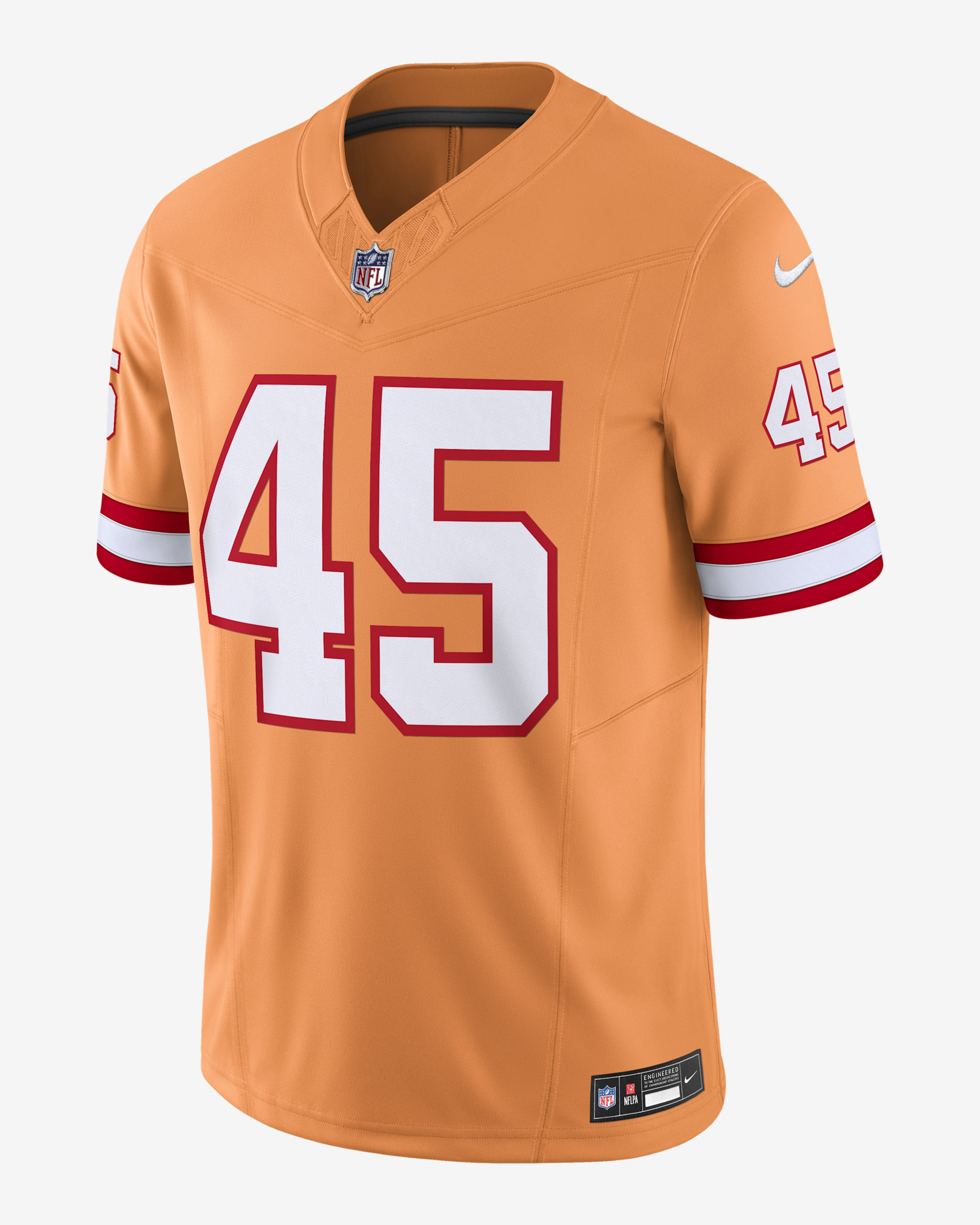 Jersey de fútbol americano Nike Dri-FIT de la NFL Limited para hombre Devin White Tampa Bay Buccaneers - Naranja