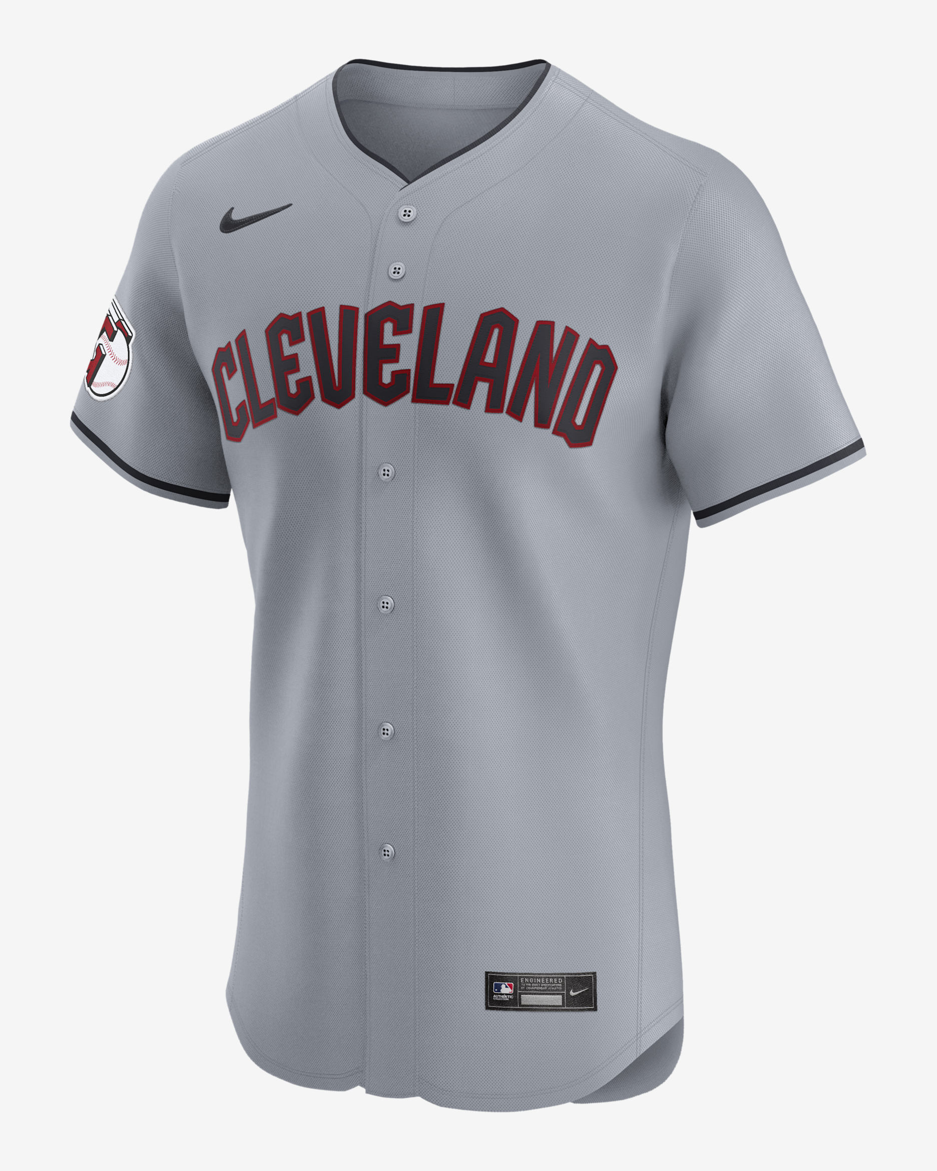 Cleveland Guardians Men's Nike Dri-FIT ADV MLB Elite Jersey - Grey