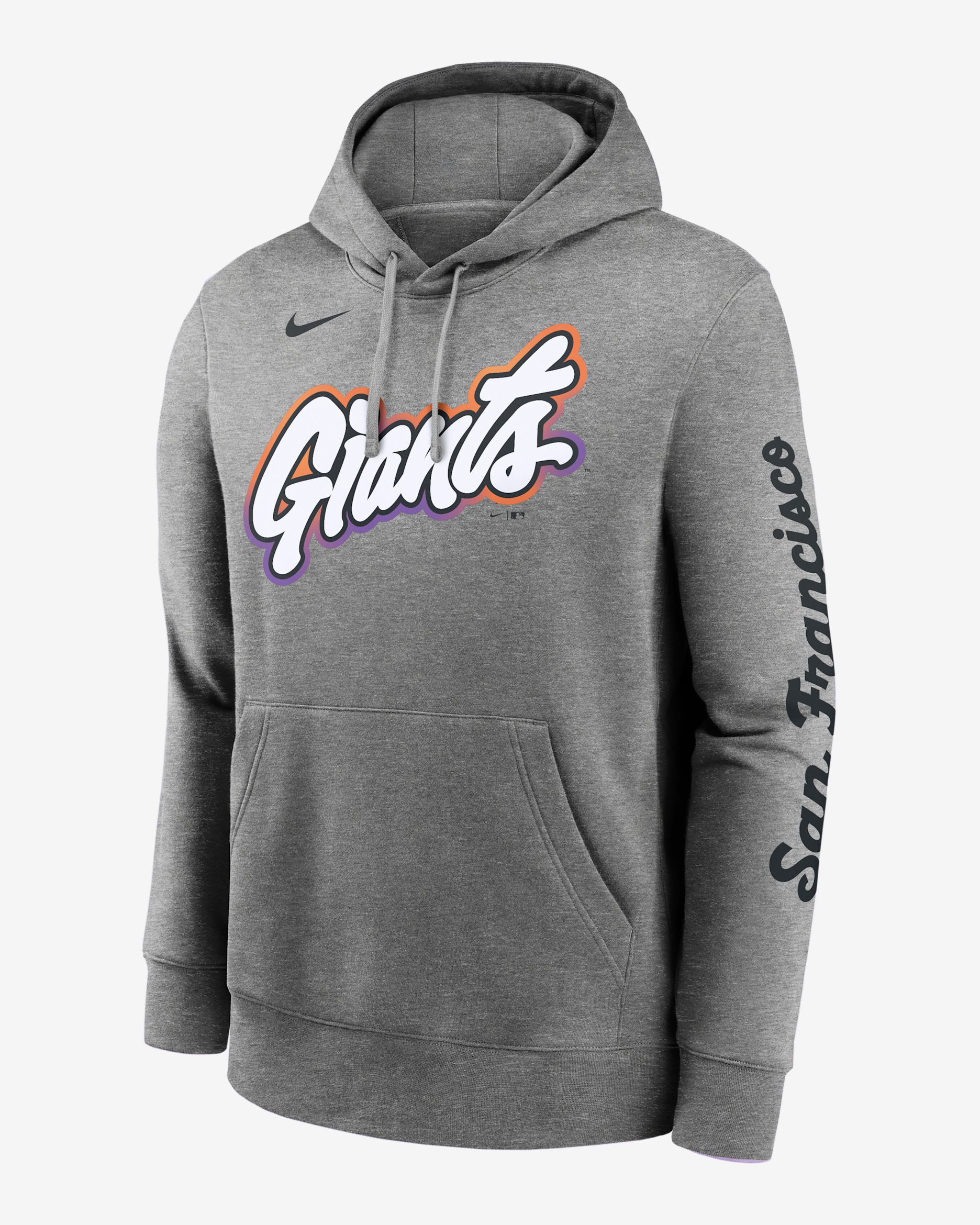 San Francisco Giants City Connect Club Men's Nike MLB Pullover Hoodie - Charcoal Heather