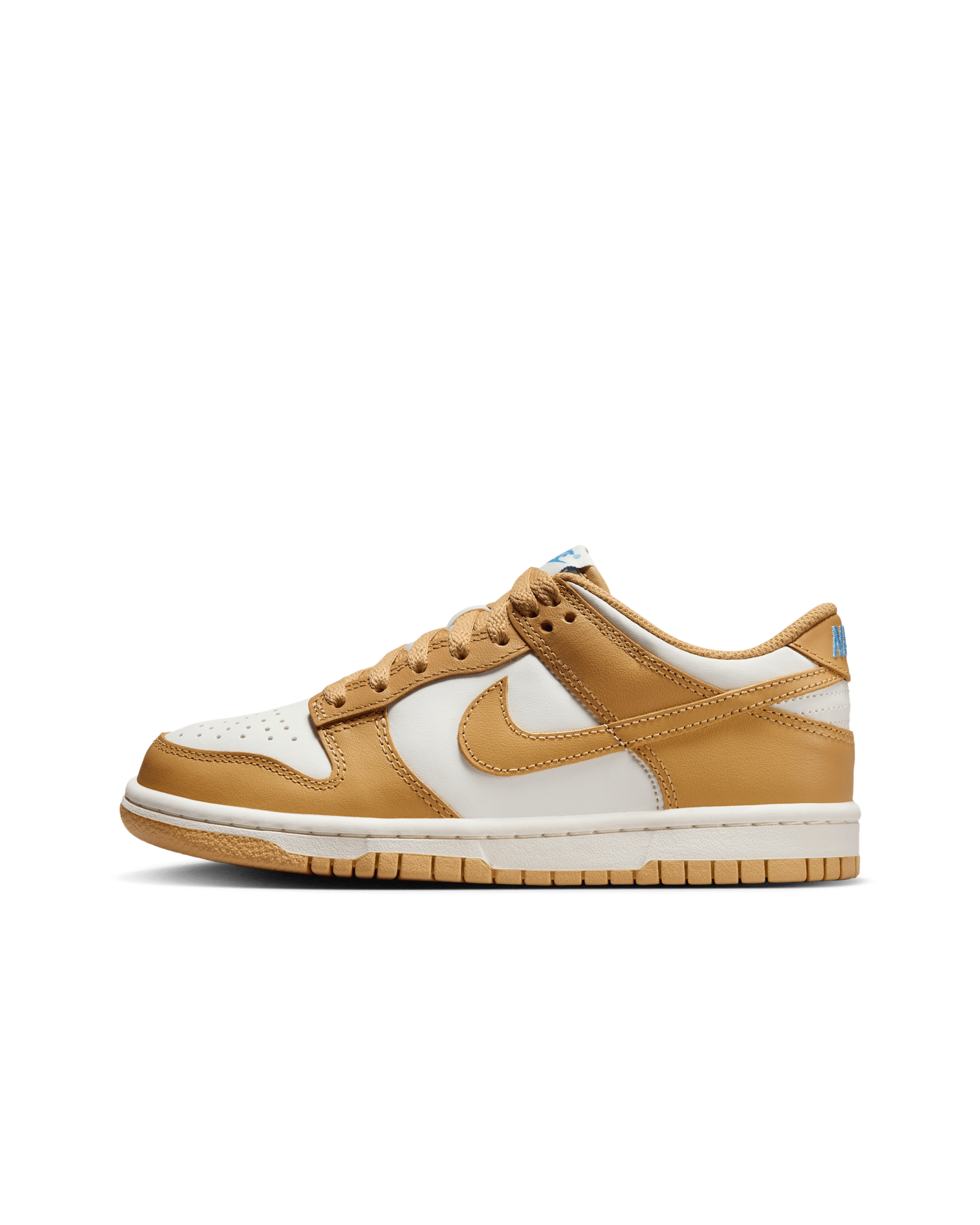 Tenis para niños grandes Nike Dunk Low - Panal de miel/Vela/Azul universitario/Panal de miel