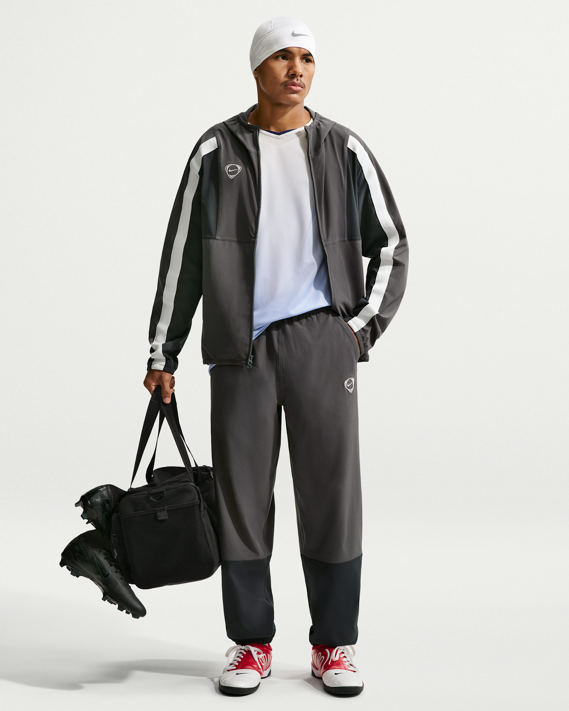 Nike Strike+ Men's Repel Football Pants - Medium Ash/Off-Noir/Summit White/Summit White