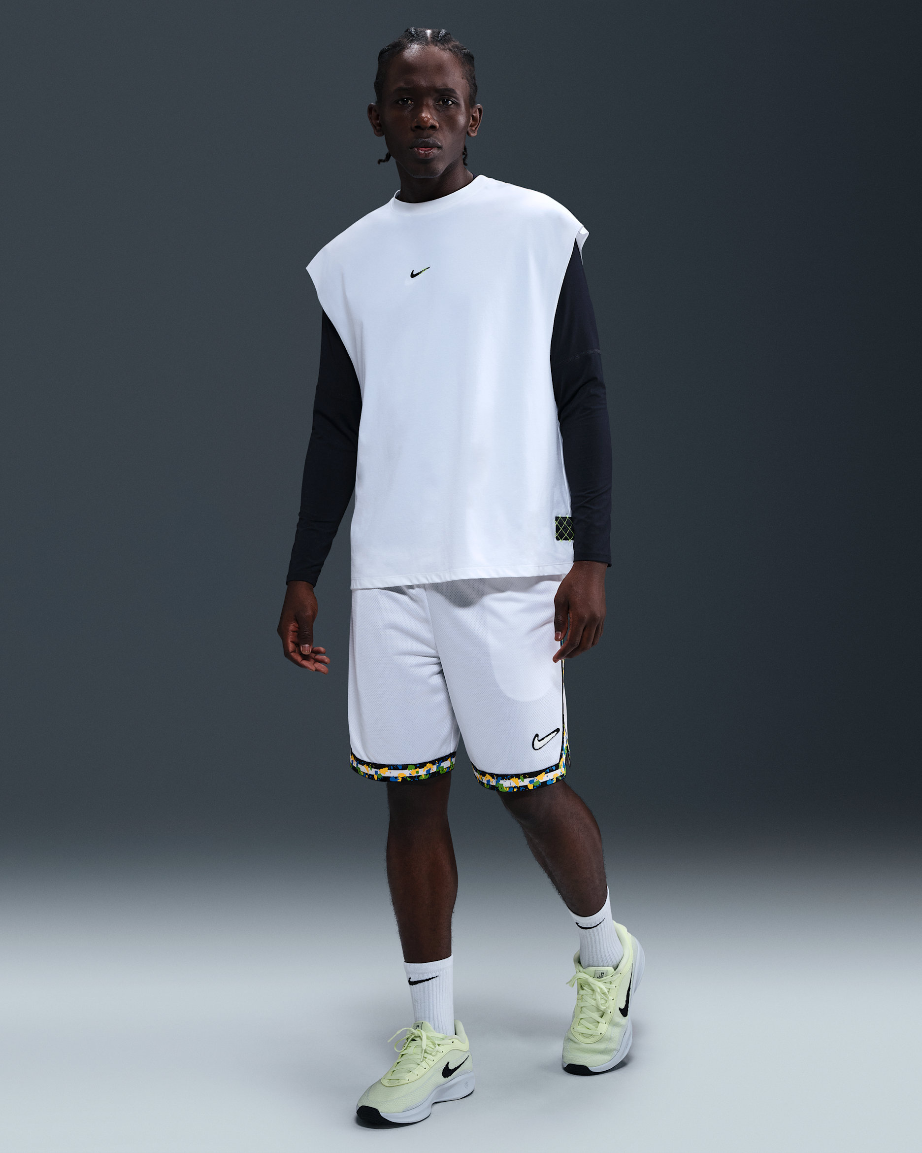 Nike DNA Men's Dri-FIT 20.5cm (approx.) Basketball Shorts - White