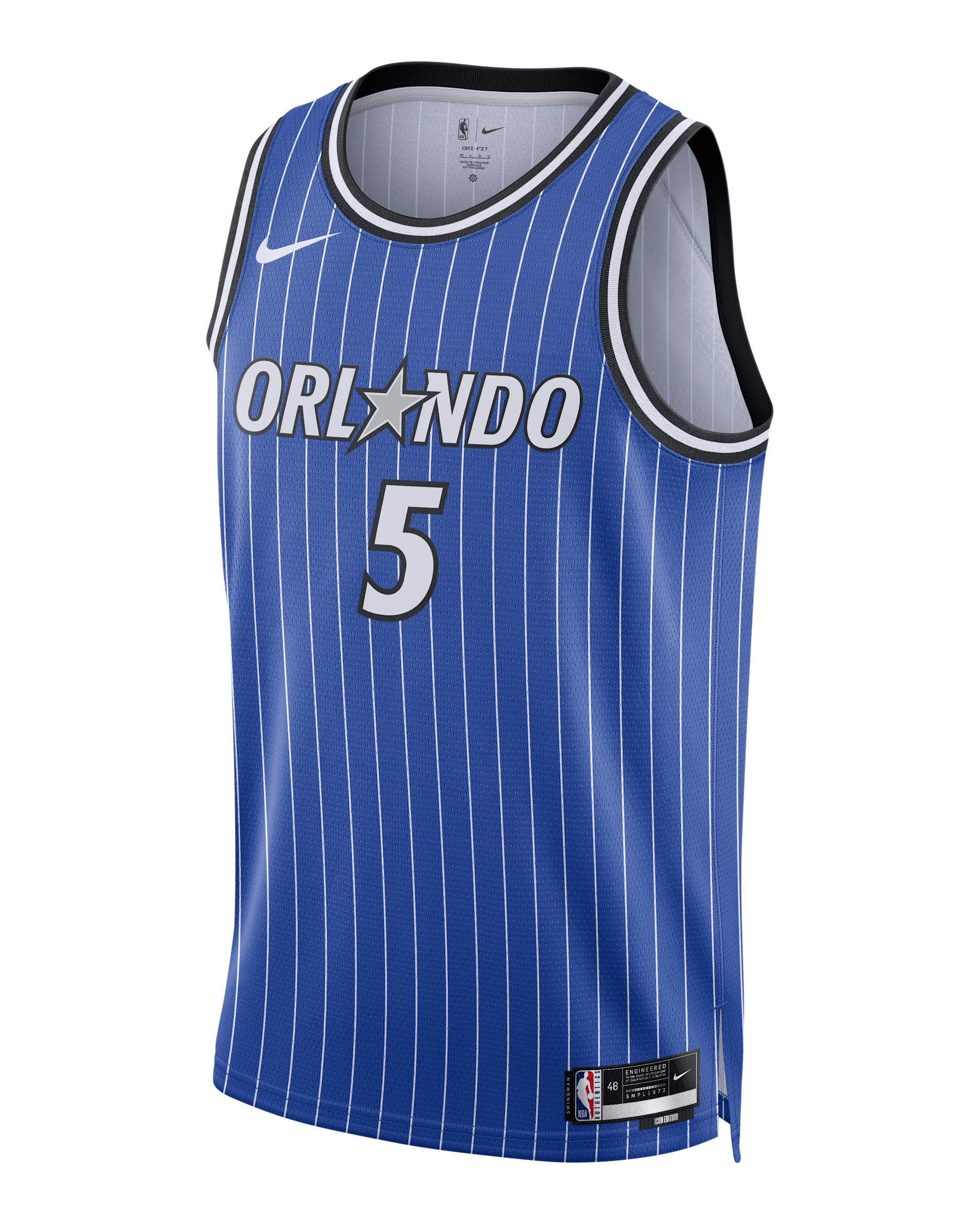 Jersey Nike Dri-FIT de la NBA Swingman para hombre Paolo Banchero Orlando Magic Icon Edition - Royal juego
