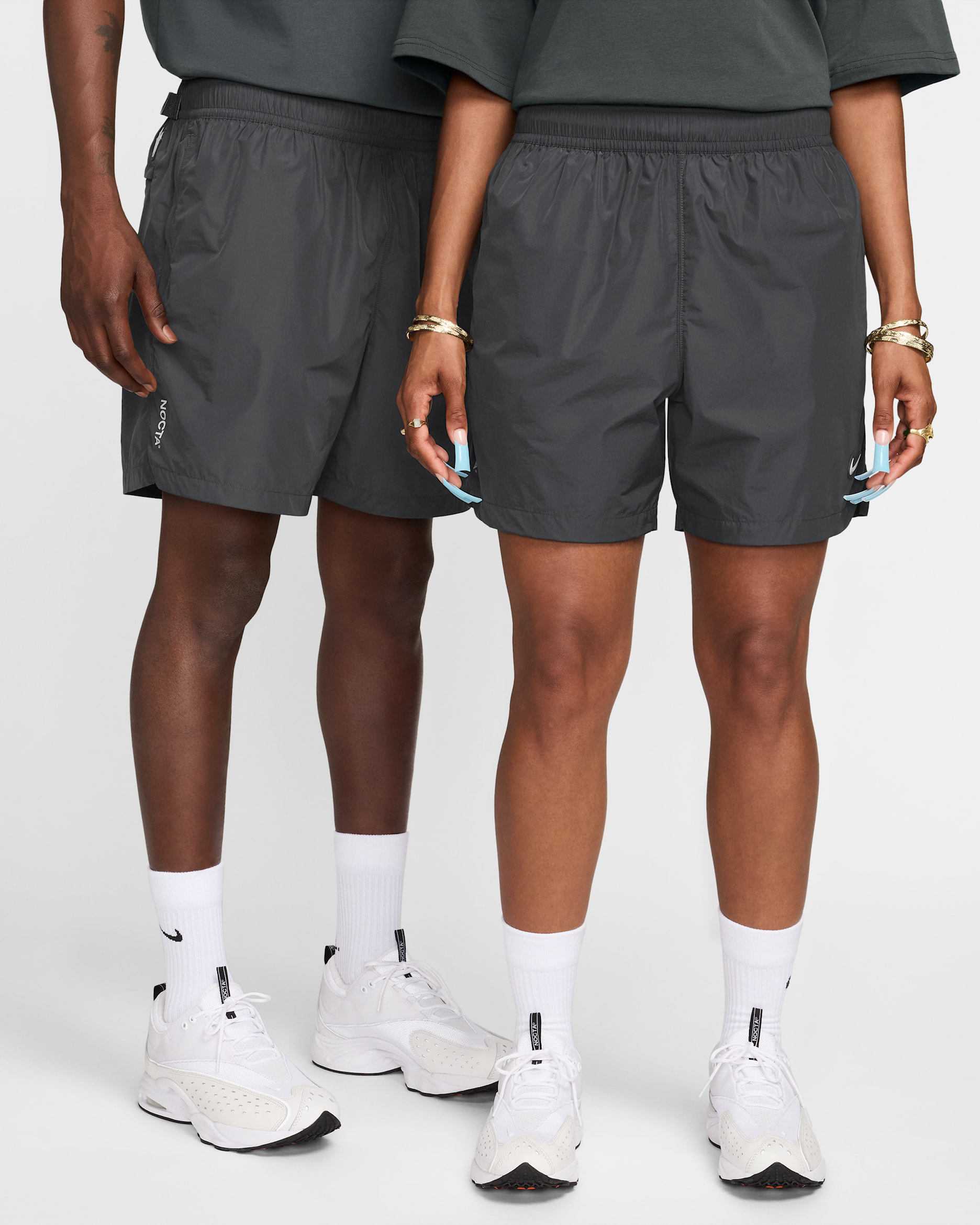 NOCTA Cardinal Nylon Shorts - Anthracite/Iron Grey/Wolf Grey/Wolf Grey