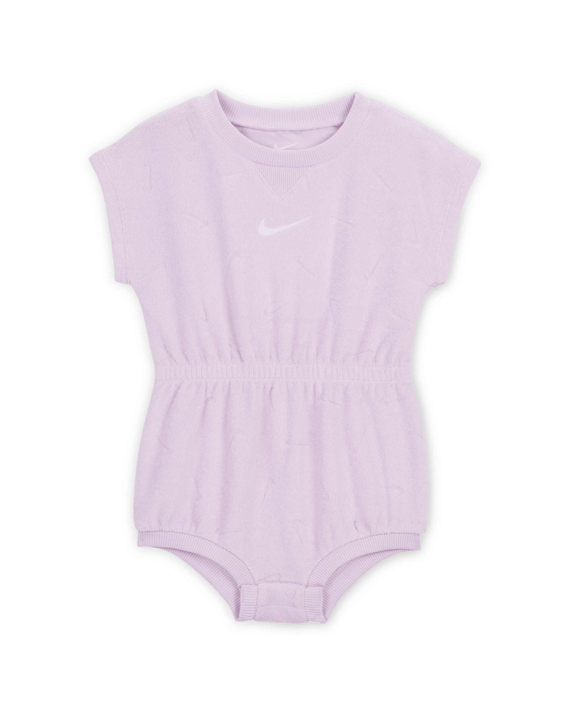 Nike Essentials Baby (12-24M) Jacquard Towel Terry Romper - Doll