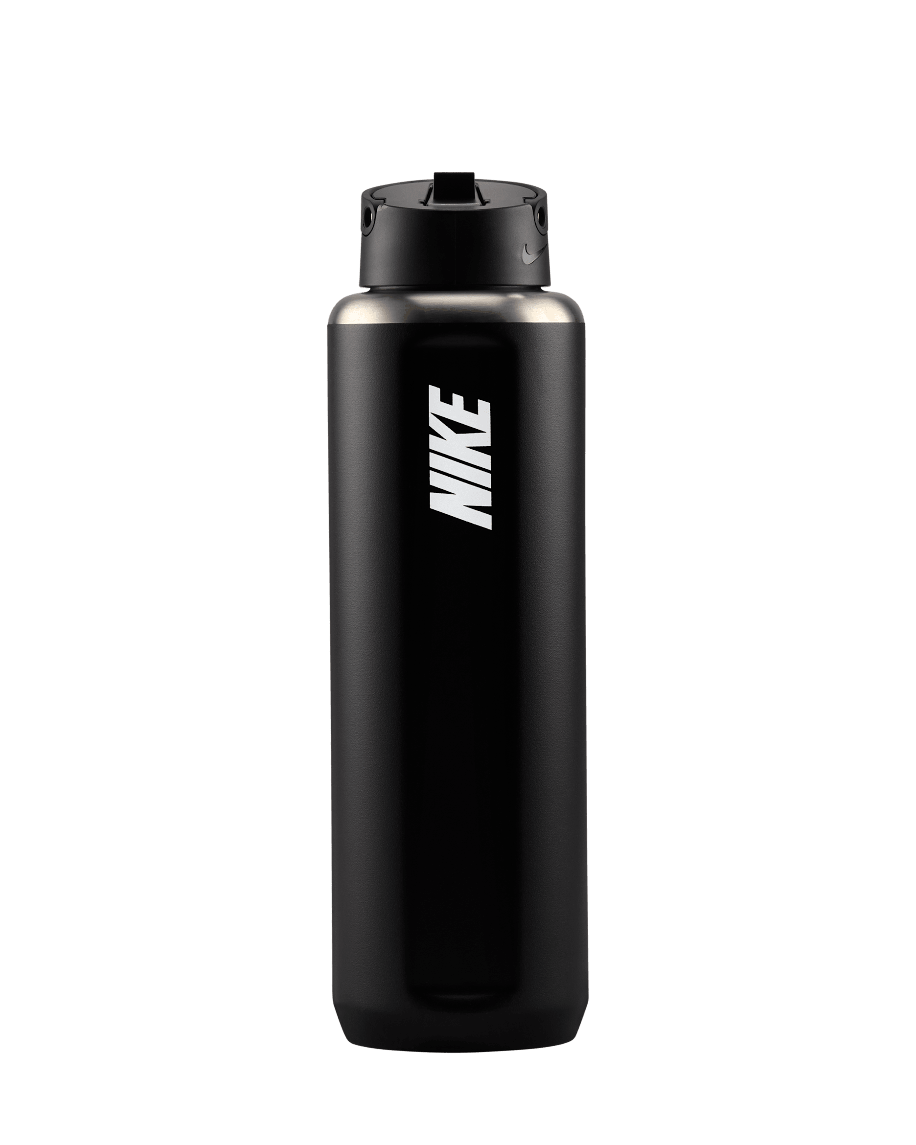 Nike Recharge Stainless Steel Straw Bottle (32 oz) - Black
