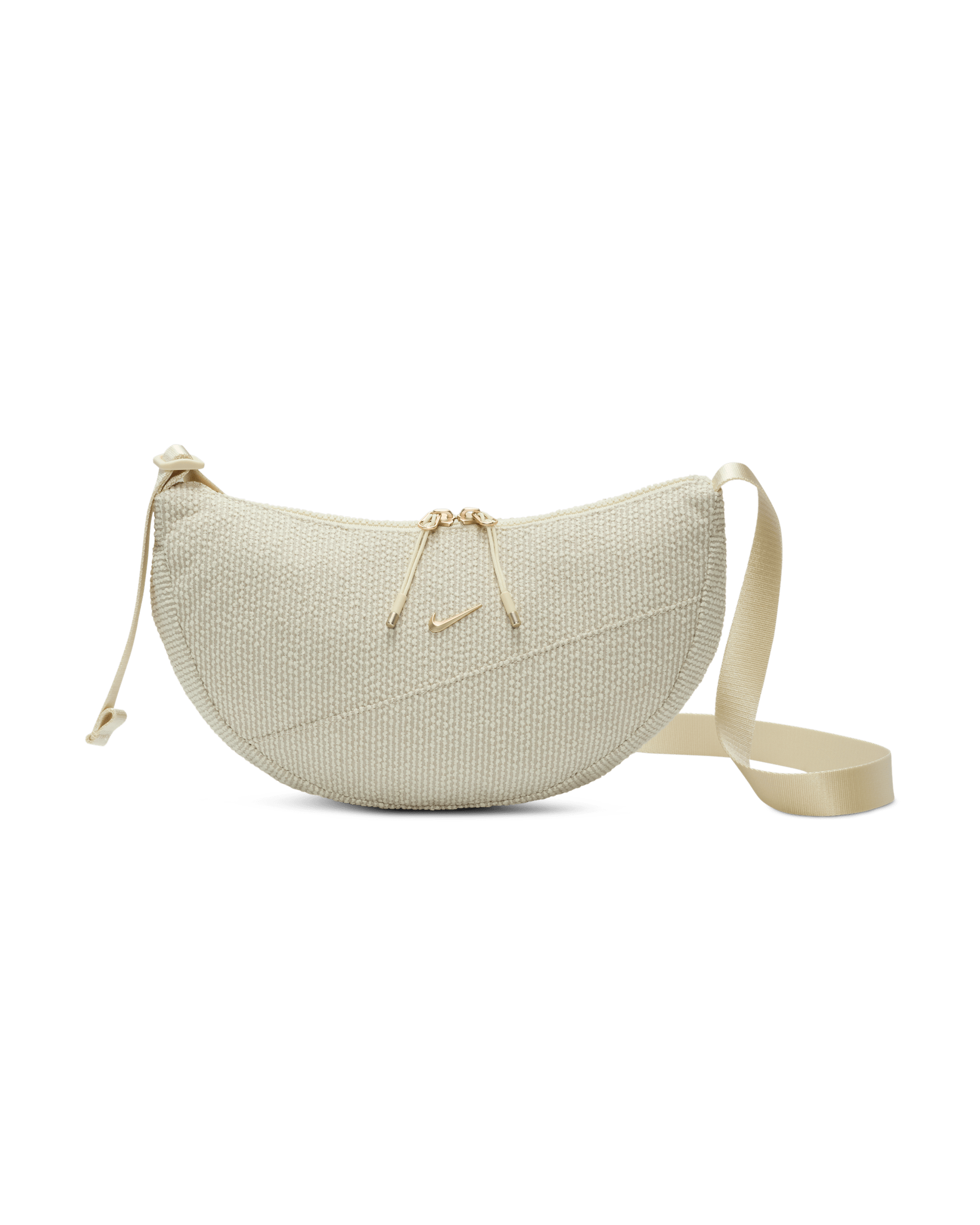 Nike Aura Crescent Cross-Body Bag (4L) - Light Khaki/Light Khaki/Light Transparent Gold