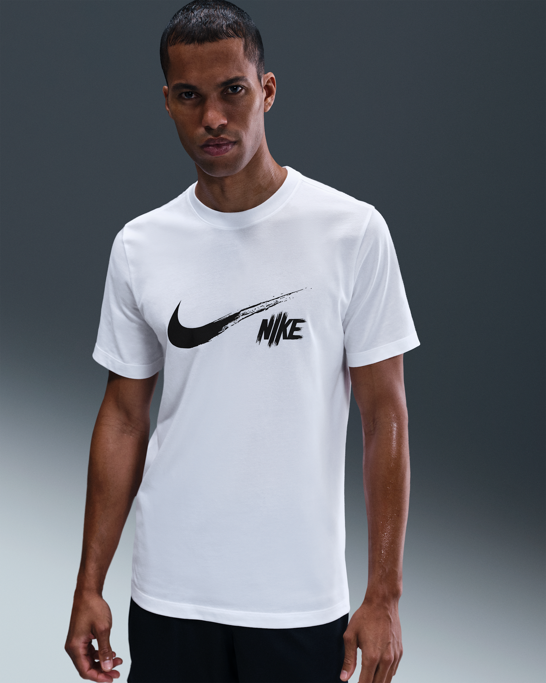 Nike Men's Dri-FIT Training T-Shirt - White