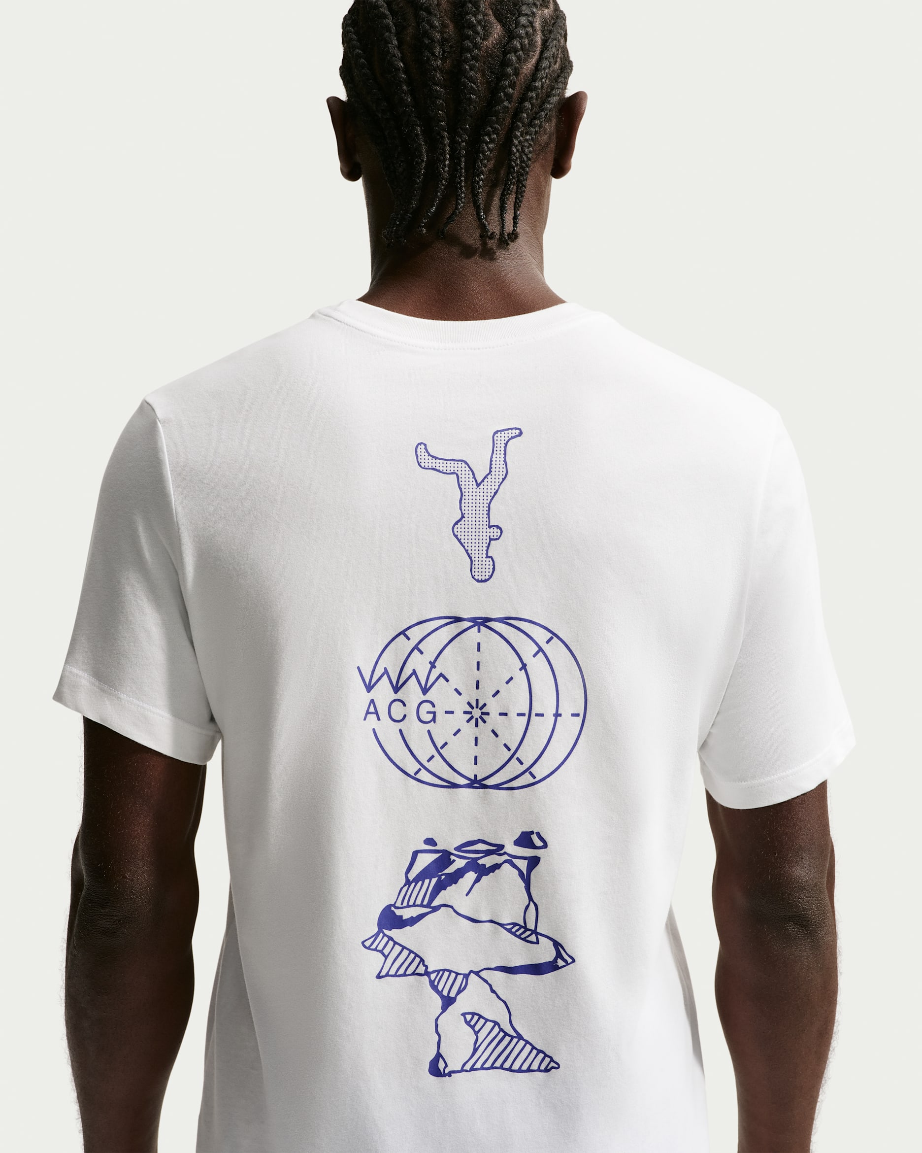 Nike ACG Men's Dri-FIT T-Shirt - Summit White/Persian Violet