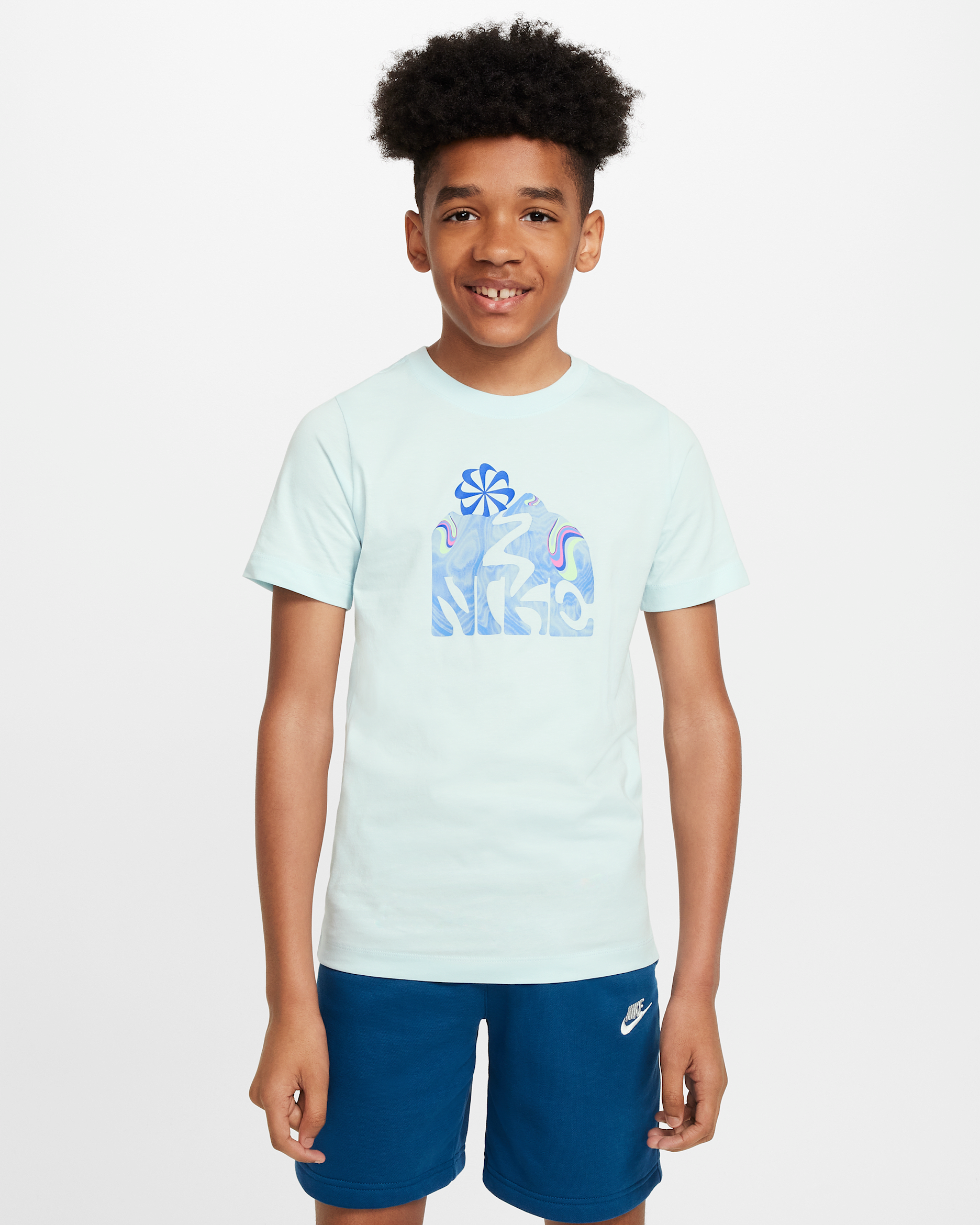 Nike Sportswear Older Kids' T-Shirt - Glacier Blue