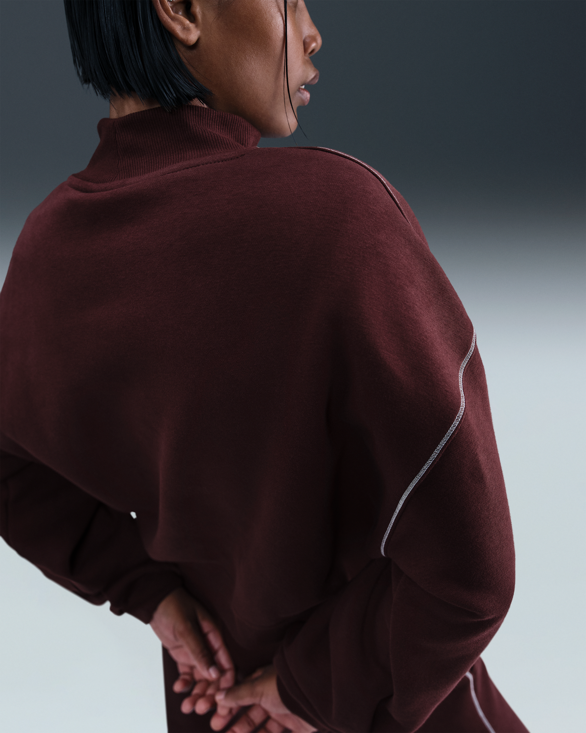 Nike Sportswear Phoenix Fleece Women's Mock-Neck Sweatshirt