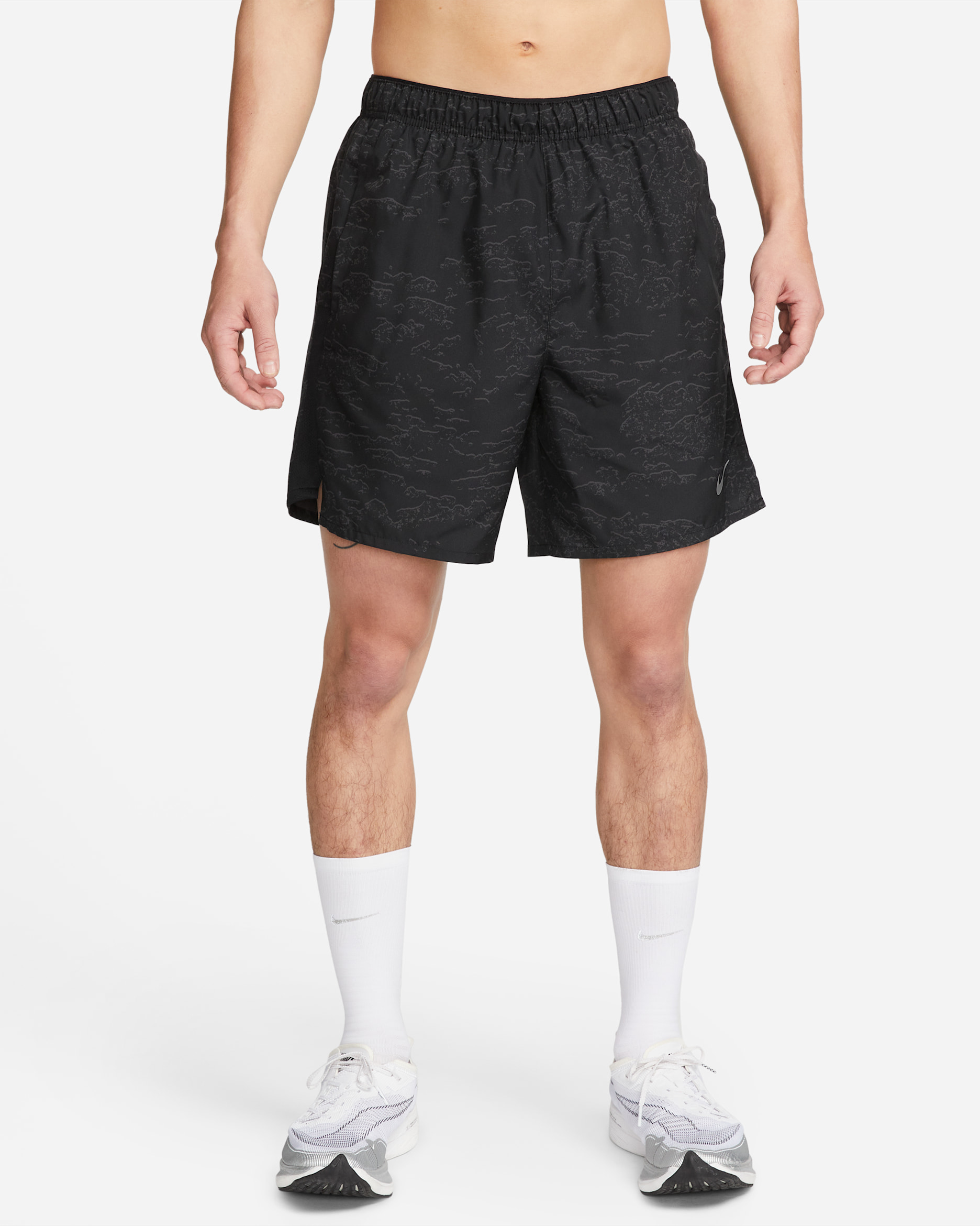 Nike Dri-FIT Run Division Challenger Men's 18cm (approx.) Brief-Lined Running Shorts - Black