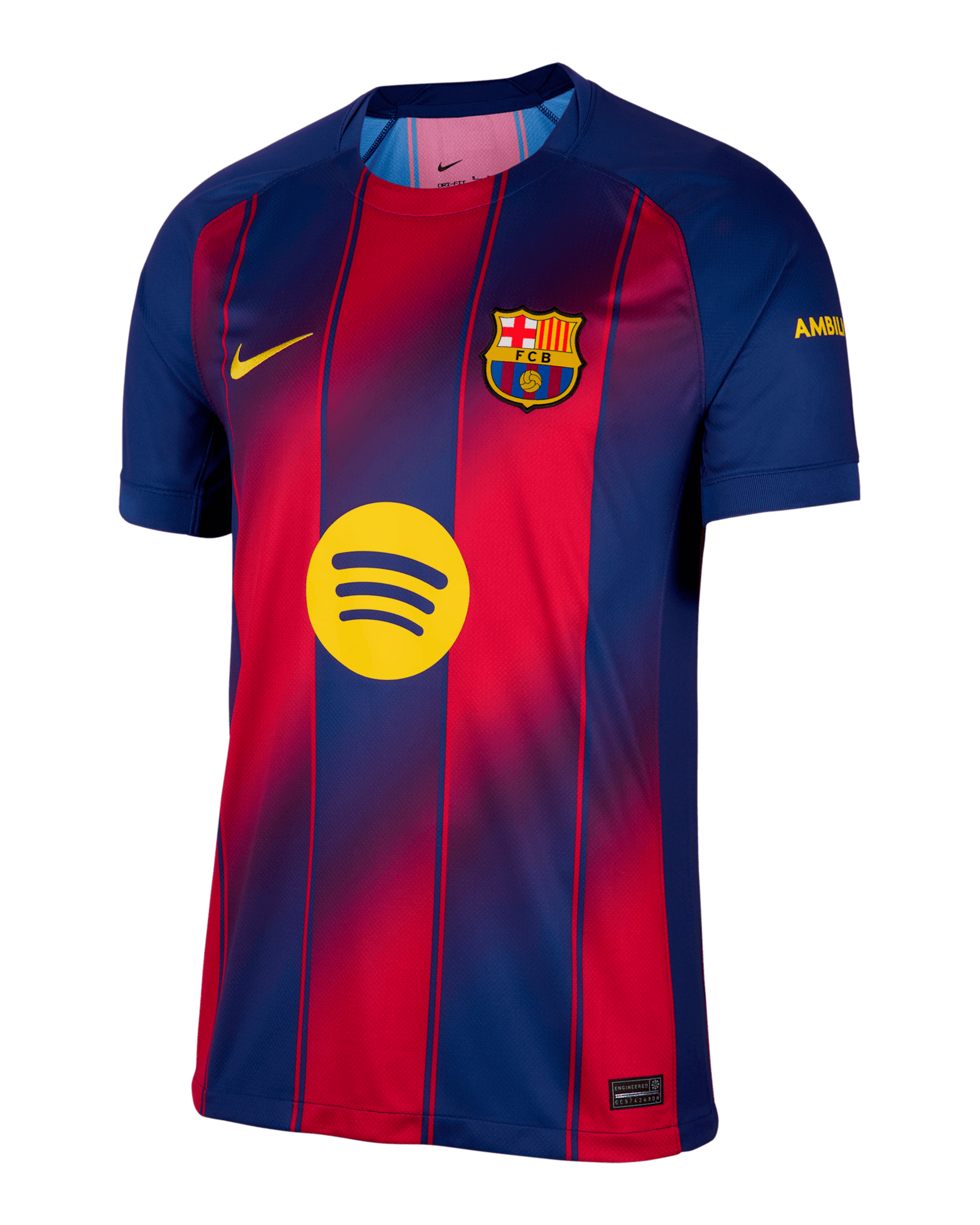 Jersey de fútbol Nike Dri-FIT del Barcelona local 2025/26 Stadium Raphinha para hombre - Azul royal intenso/Azul royal intenso